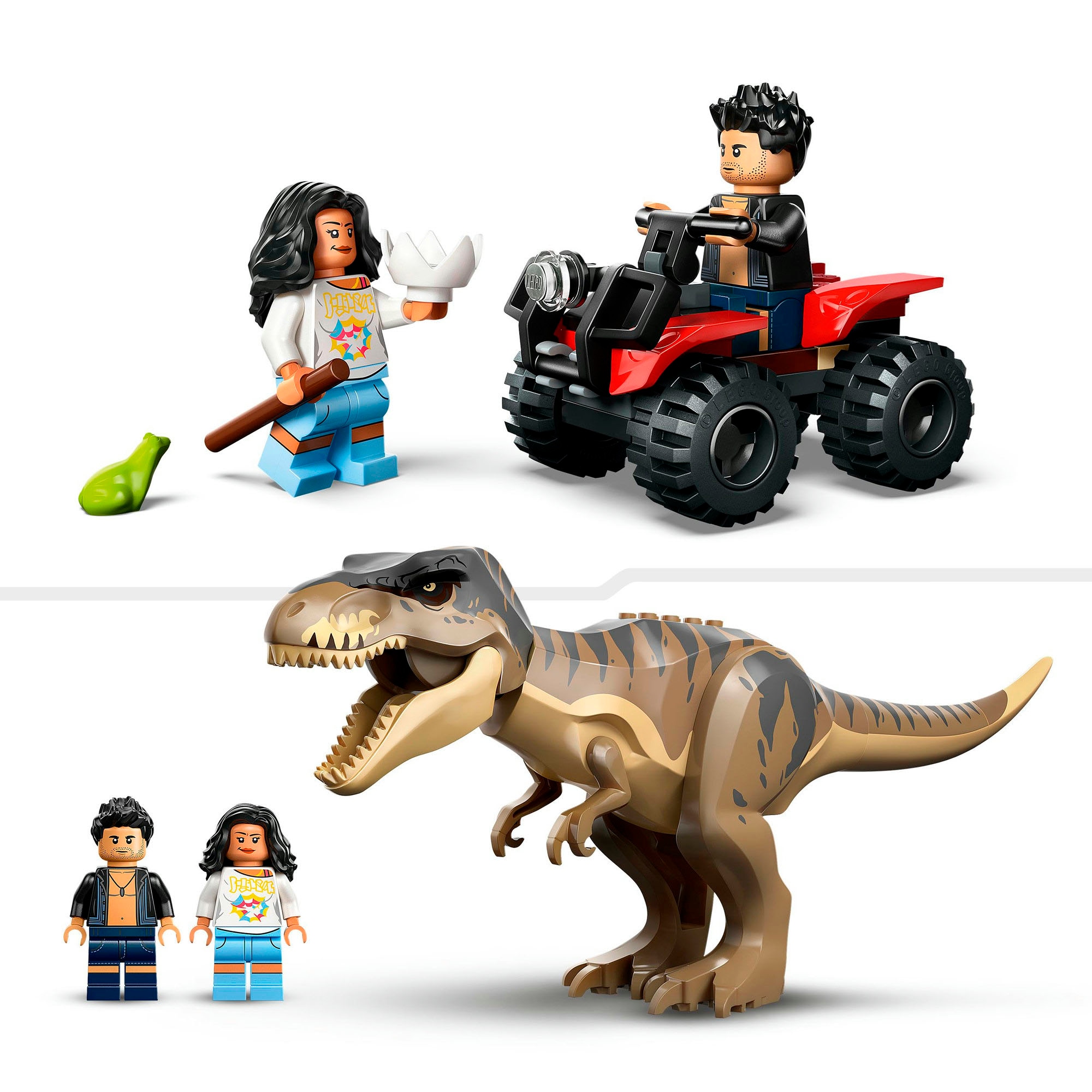 LEGO® Konstruktionsspielsteine »Flucht vor dem T.Rex (76975), LEGO Jurassic World« Made in Europe
