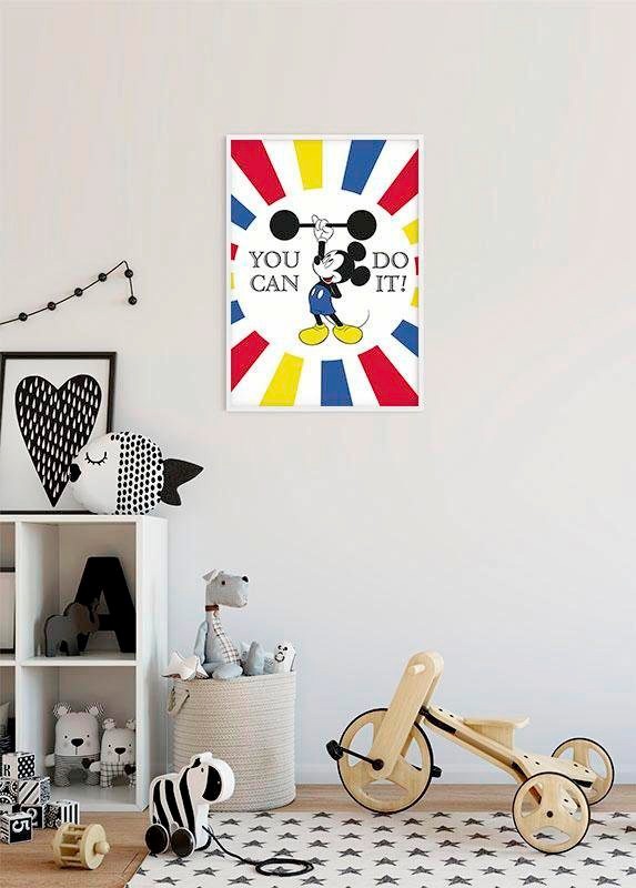 Komar Poster »Mickey Mouse Do it«, Disney, (1 St.), Kinderzimmer, Schlafzimmer, Wohnzimmer