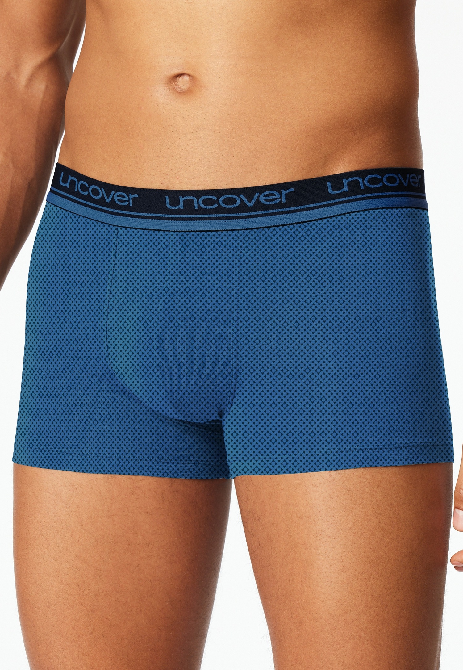 uncover by SCHIESSER Boxer »Uncover Cotton« 2er Pack,  ohne Eingriff, elastisch, Single Jersey-Qualität, Logo-Bund