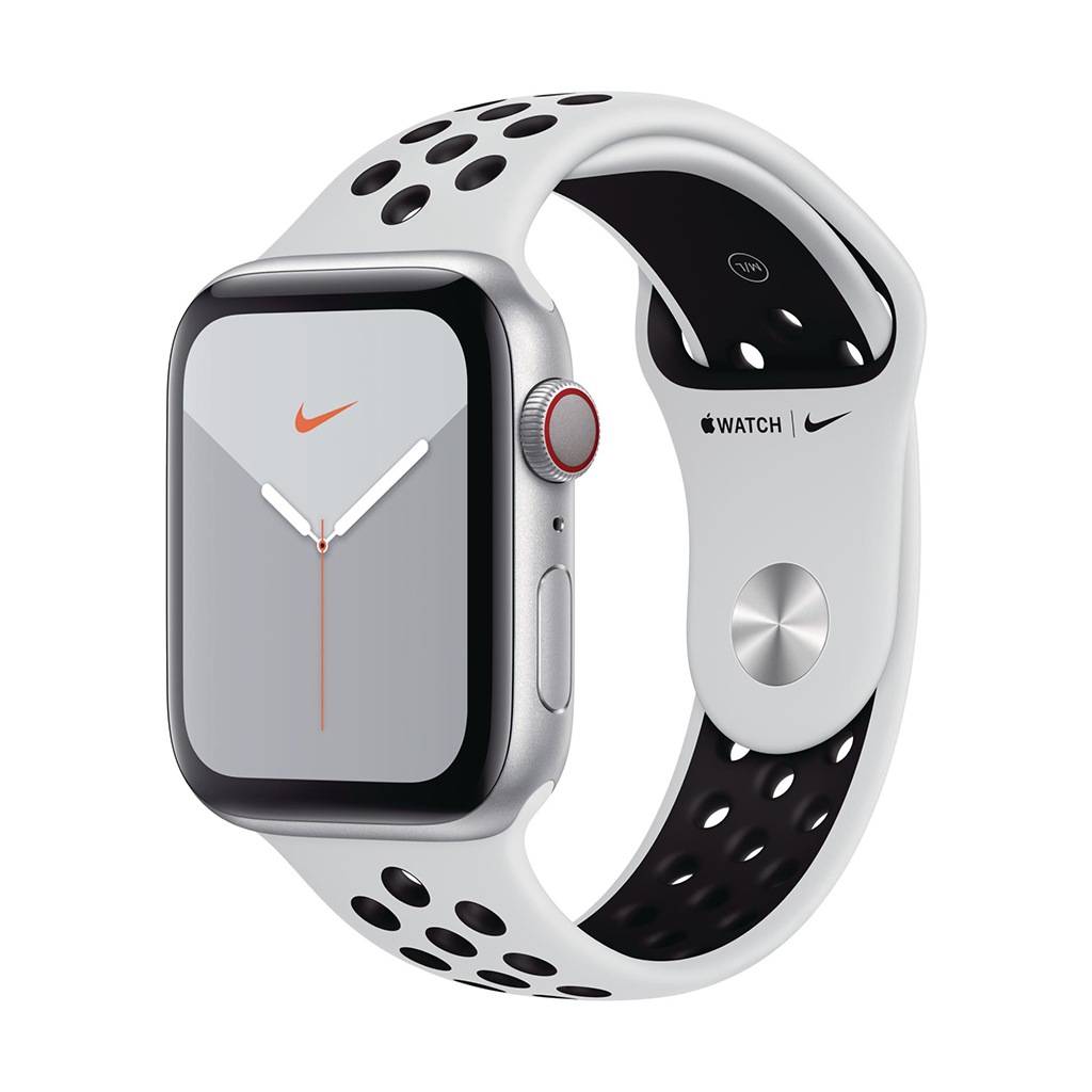 Image of Apple Smartwatch »Serie Nike 5, GPS, 44 mm Aluminium-Gehäuse mit Nike-Sportarmband«, (Watch OS MX3E2FD/A) bei Ackermann Versand Schweiz