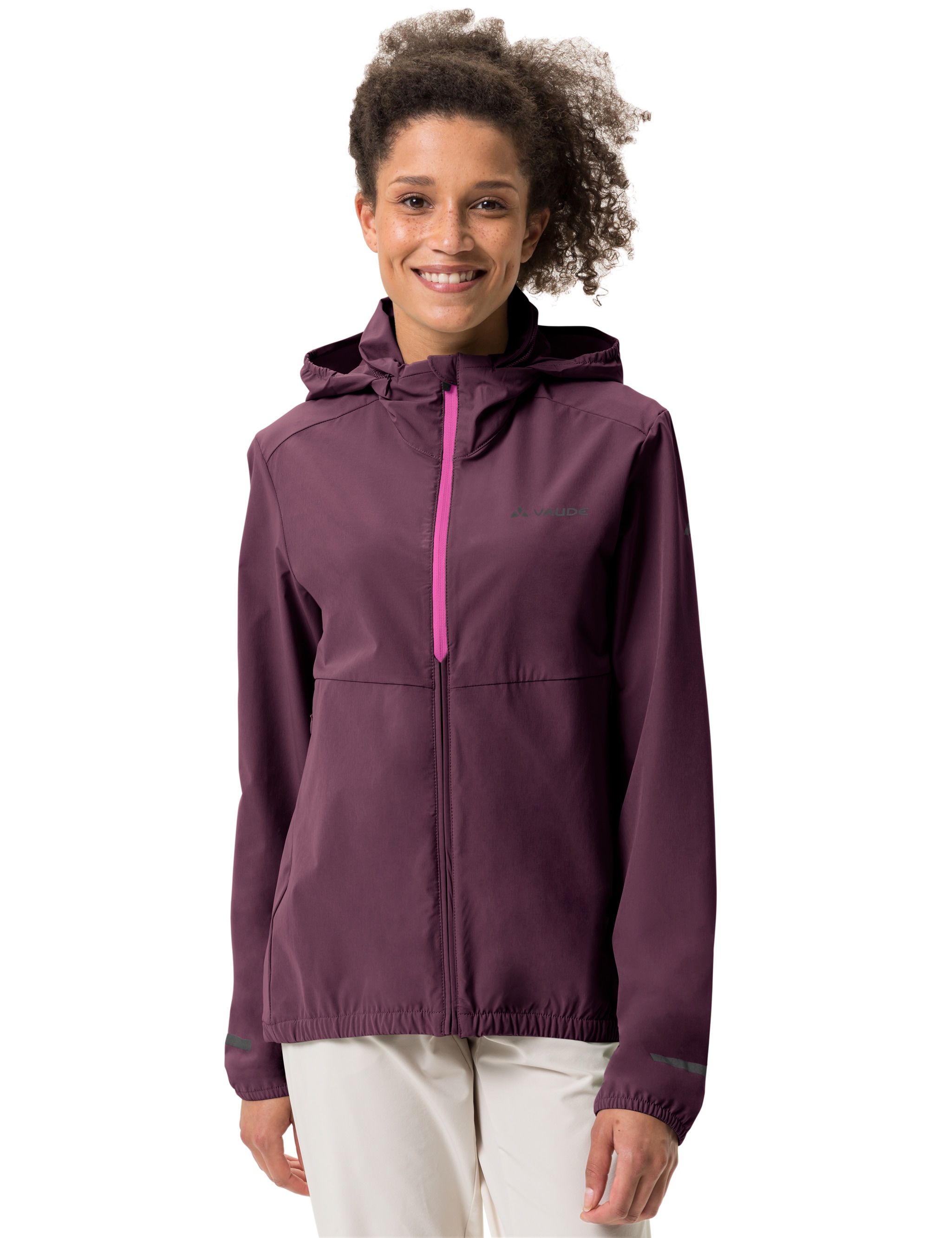 VAUDE Funktionsjacke »WOMEN'S CYCLIST AIR JACKET«, (1 St.), mit Kapuze, Wasserabweisend & Windabweisend & Atmungsaktiv