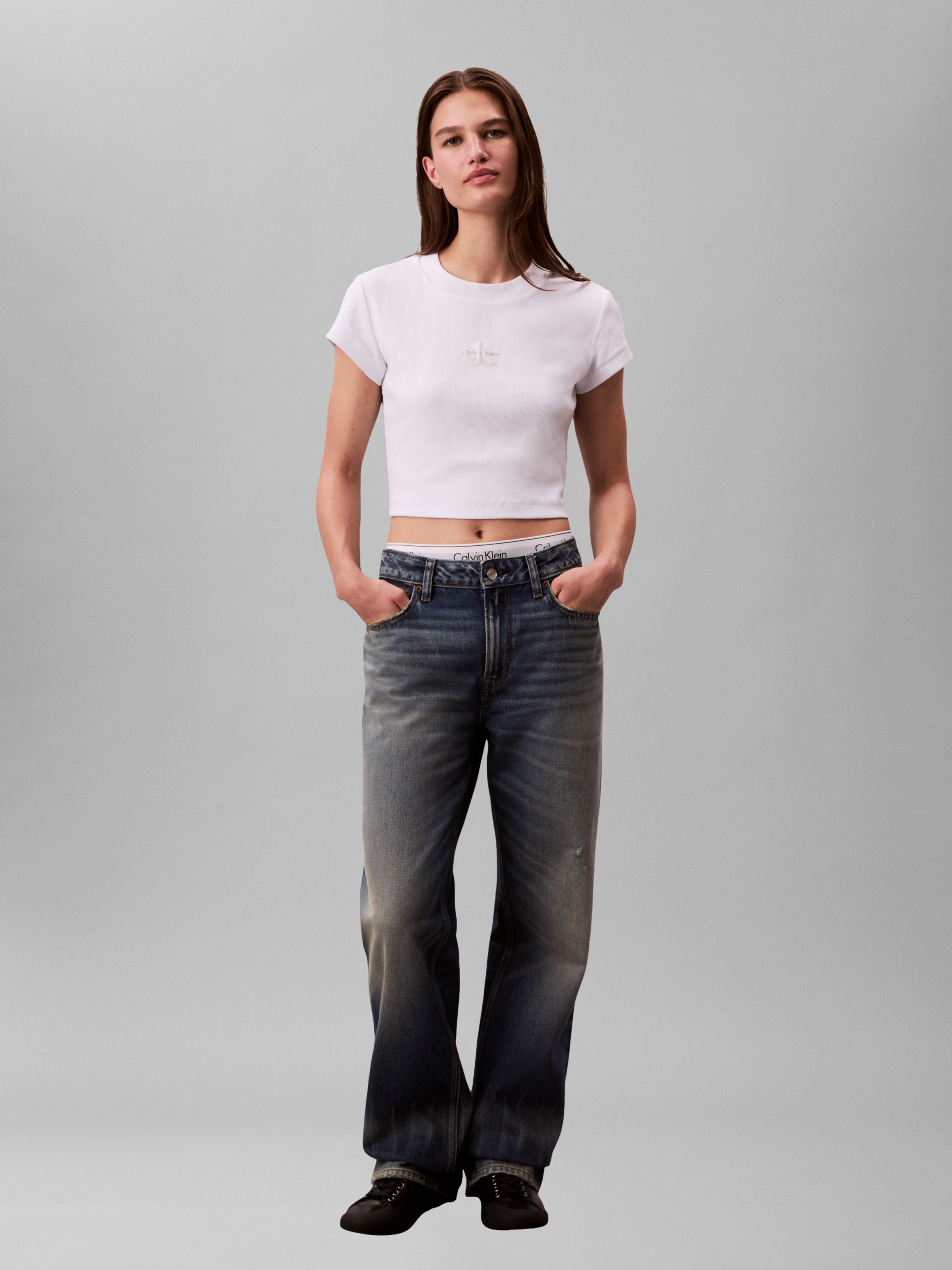 Calvin Klein Jeans T-shirt »MONOGRAM BABY TEE«