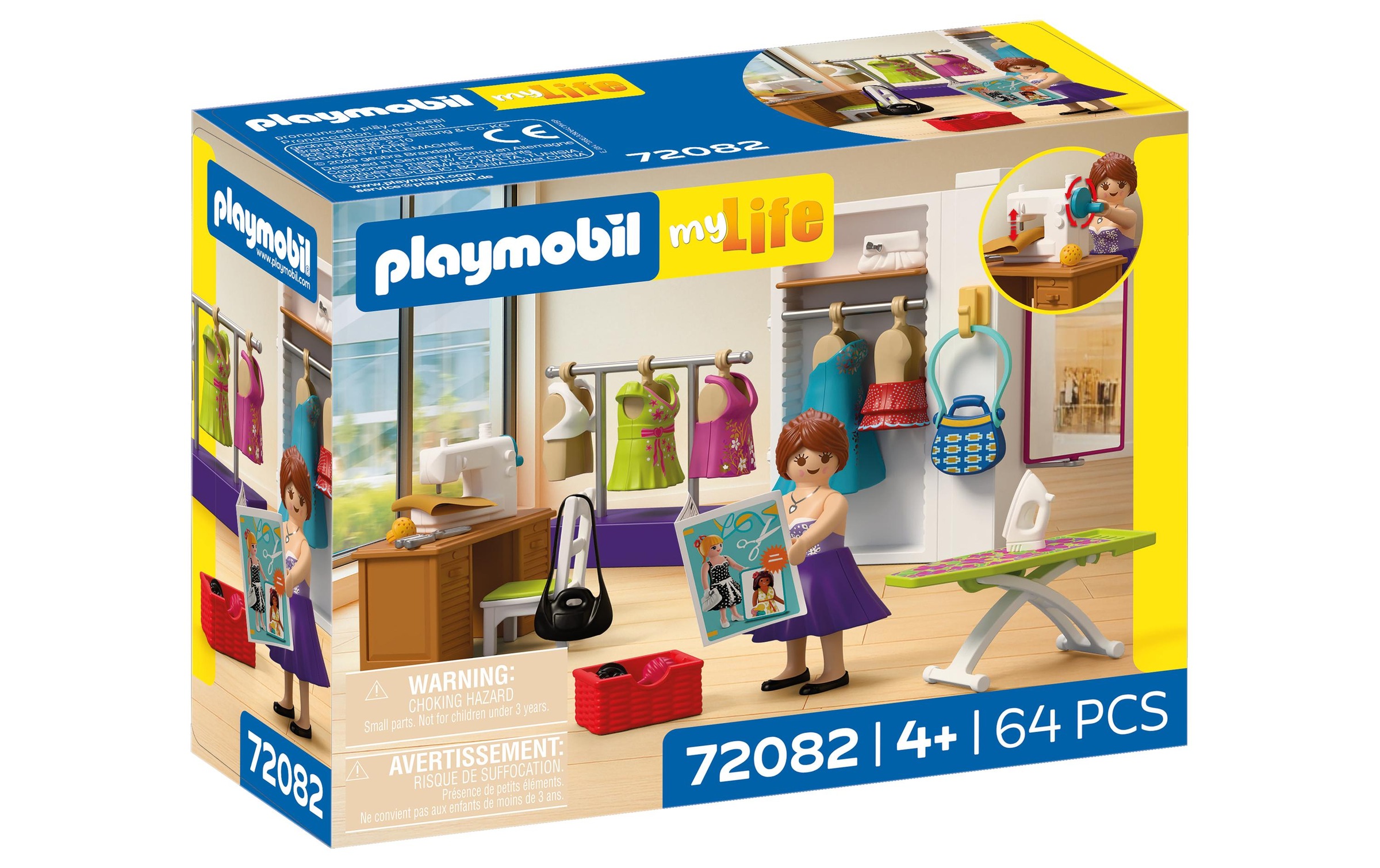 Playmobil® Jeu de construction »Modedesignerin (72082), My Life« Made in Europe