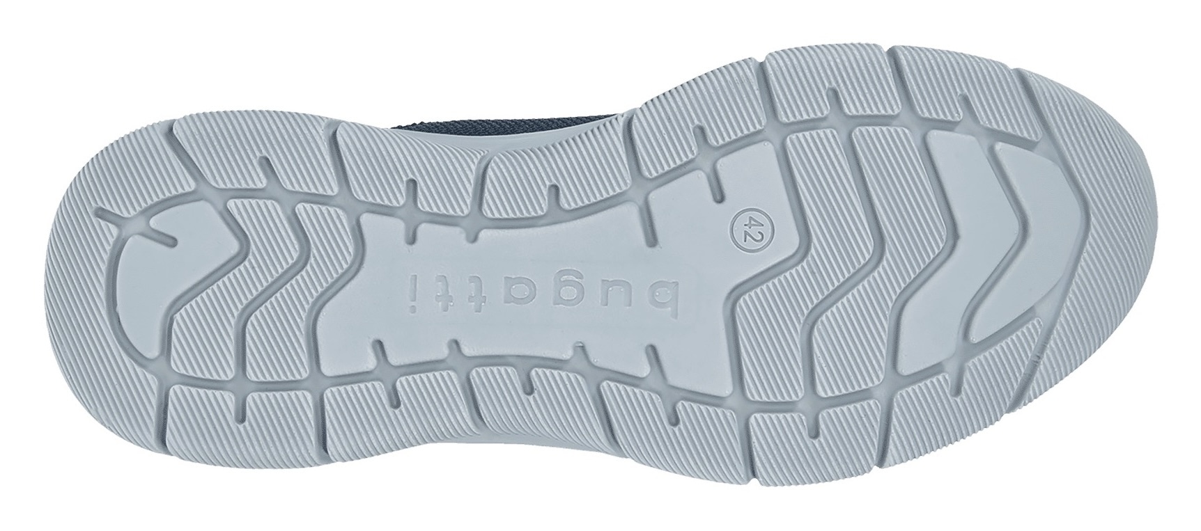 bugatti Keilsneaker, Freizeitschuh, Halbschuh, Schnürschuh mit Aussenreissverschluss