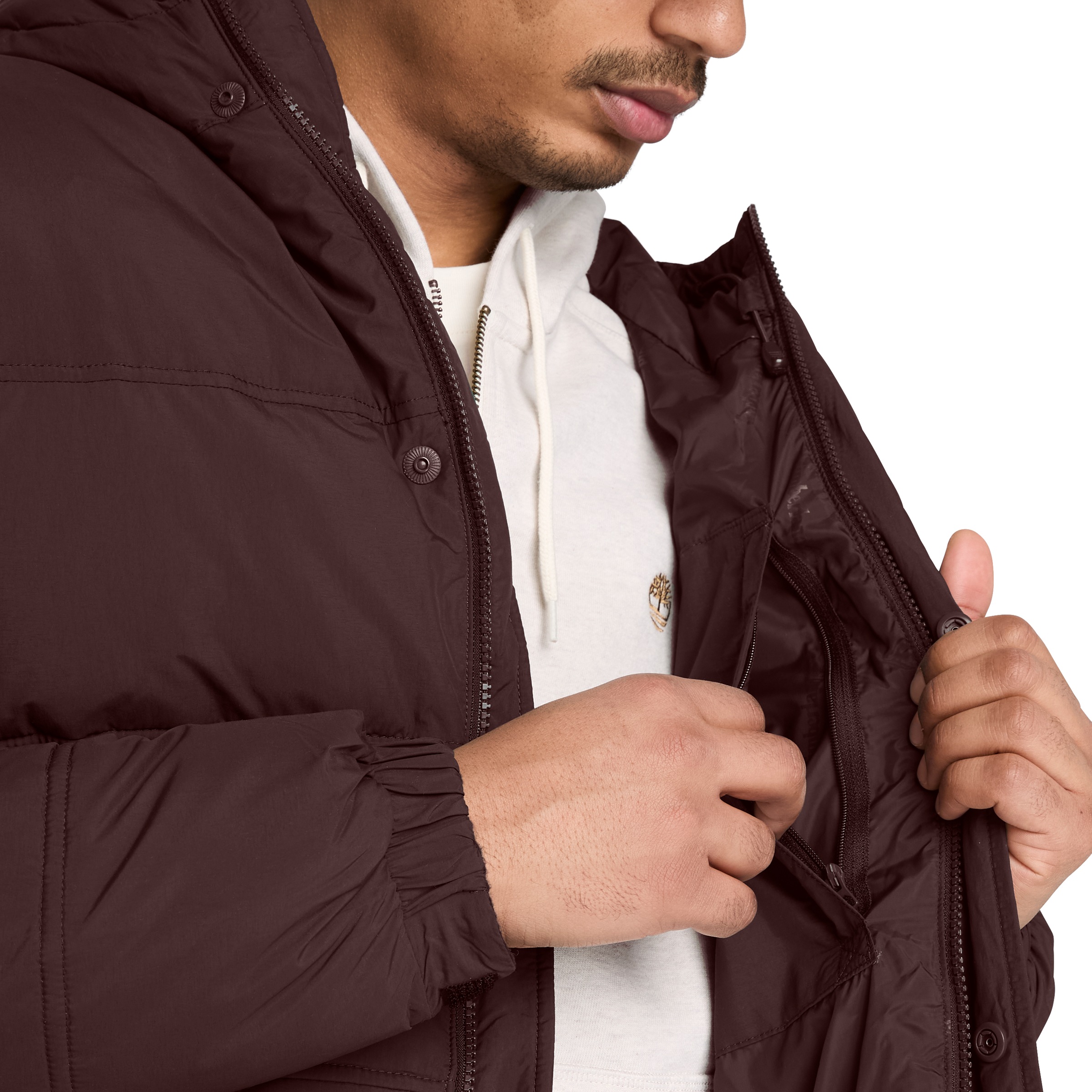 Timberland Veste matelassée »DWR Synthetic Puffer Jacket« avec rembourrage matelassé chaud, en nylon, aussi en grandes tailles