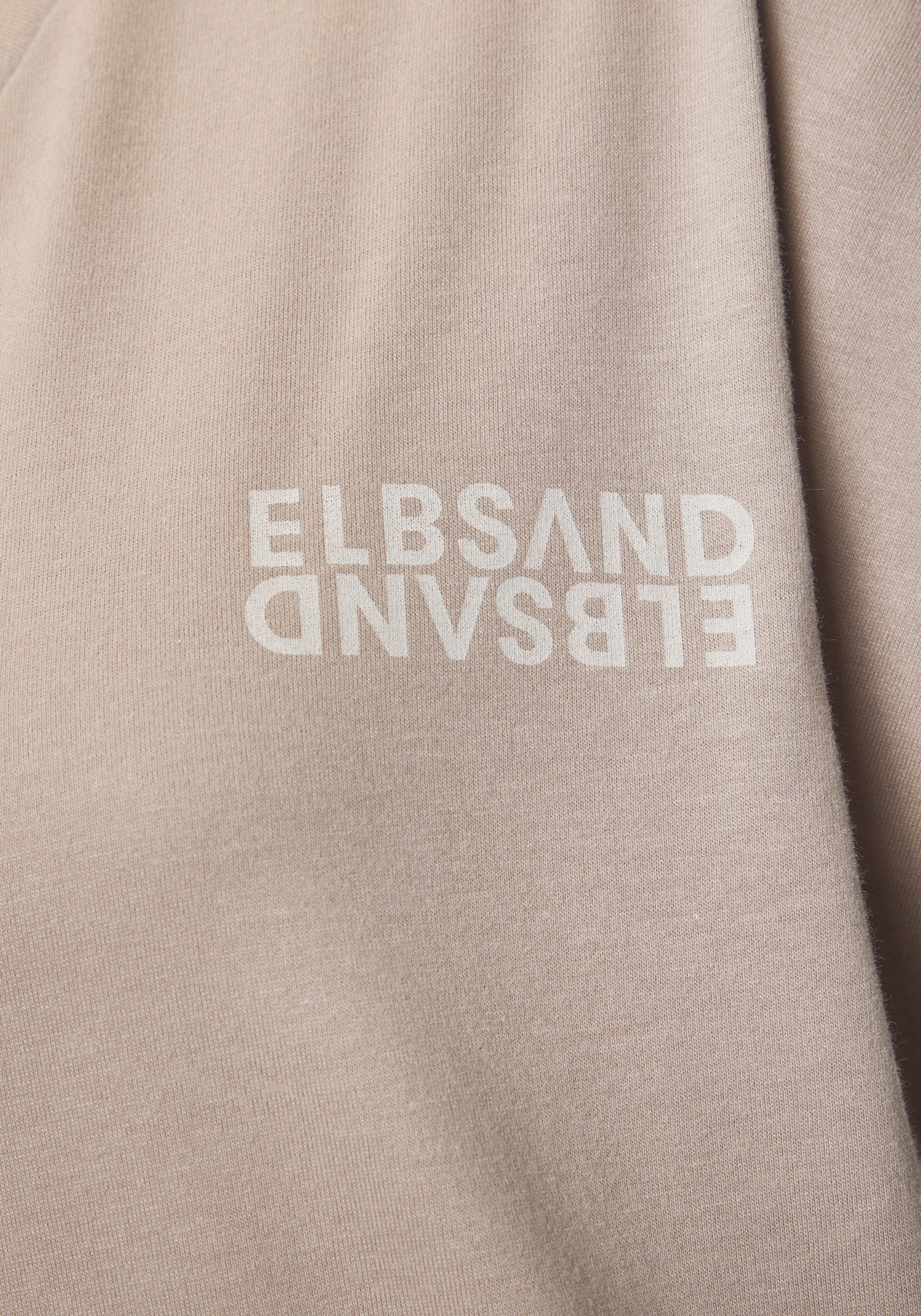 Elbsand V-Shirt, mit Logoprint, Kurzarmshirt, Basic