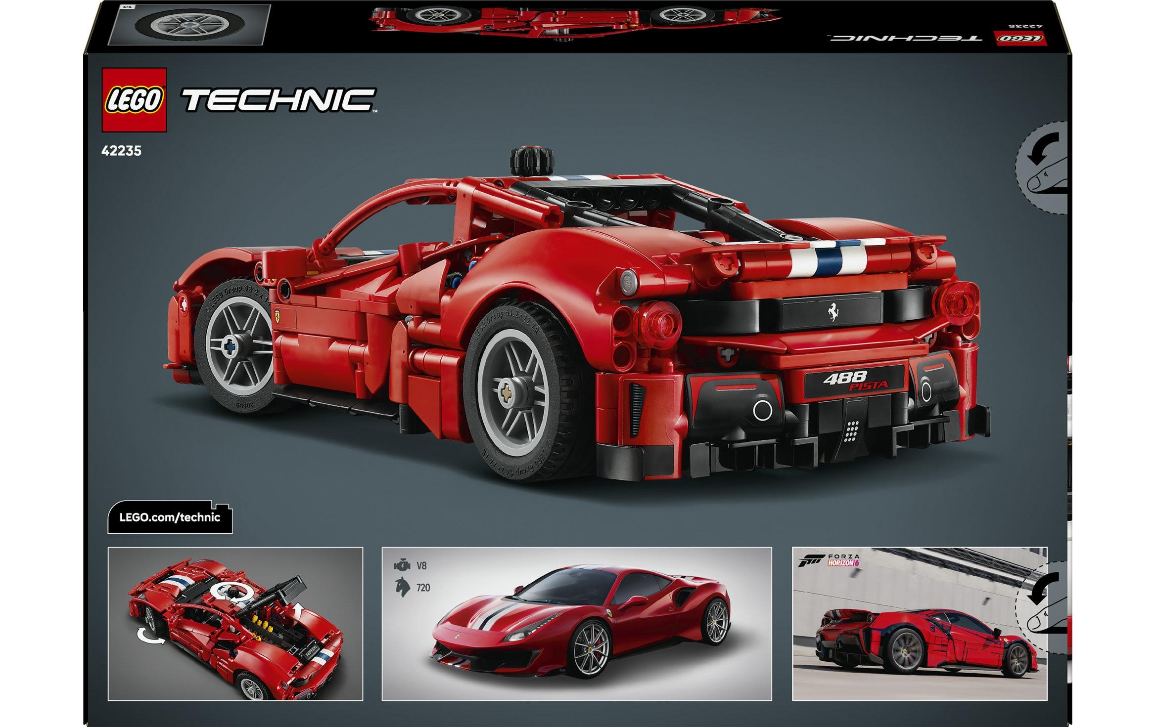 LEGO® Pions de construction »Ferrari 488 Pista Auto (42235), LEGO Technic« fabriqué en Europe