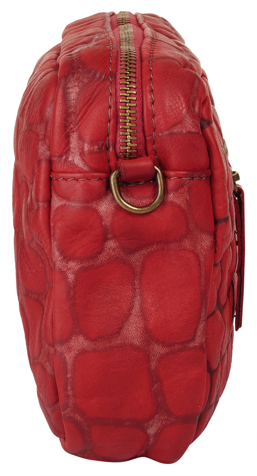 Samantha Look Umhängetasche echt Leder, Made in Italy