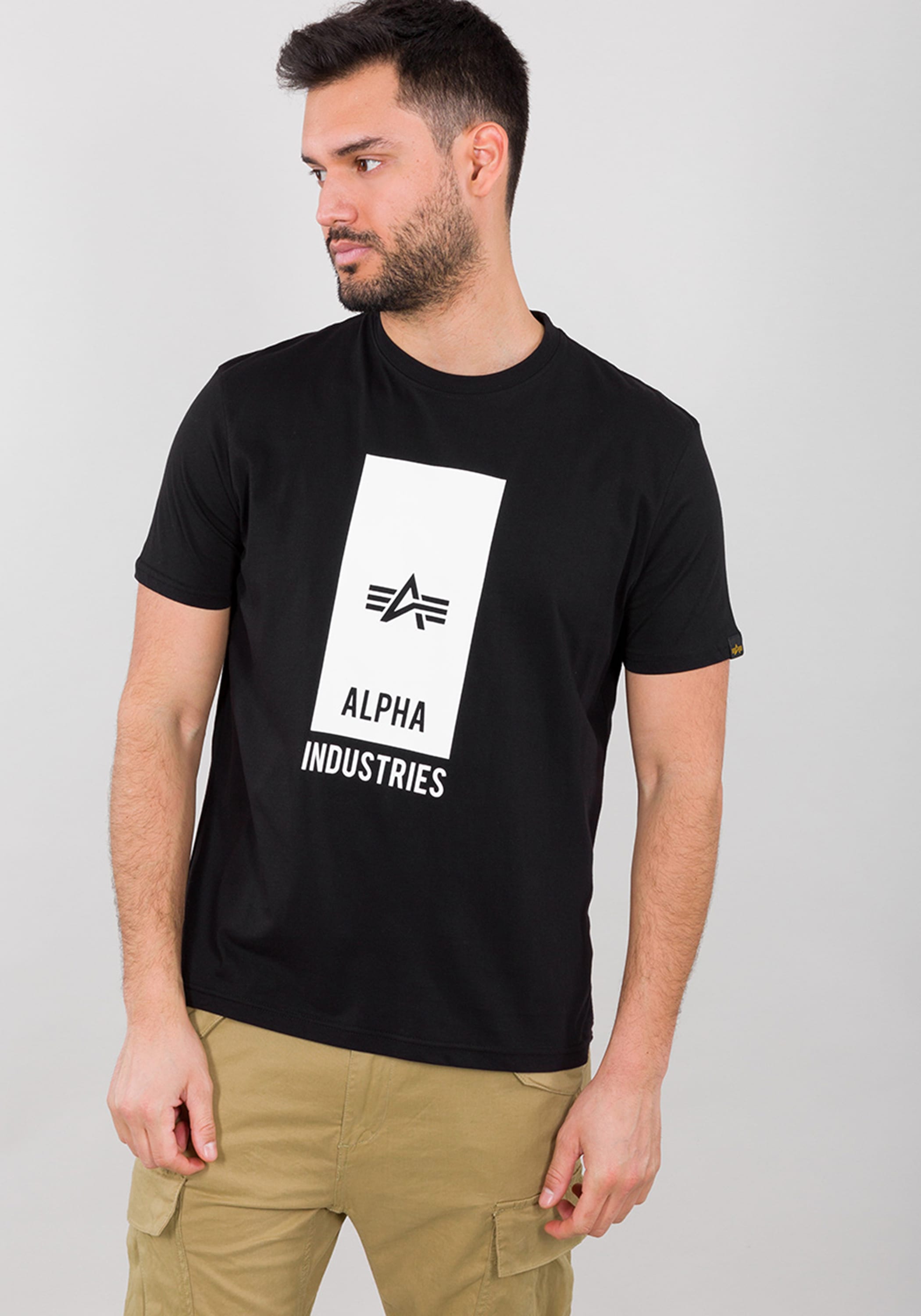 Alpha Industries T-Shirt »Alpha Industries Men - T-Shirts Block Logo T-Shirt«