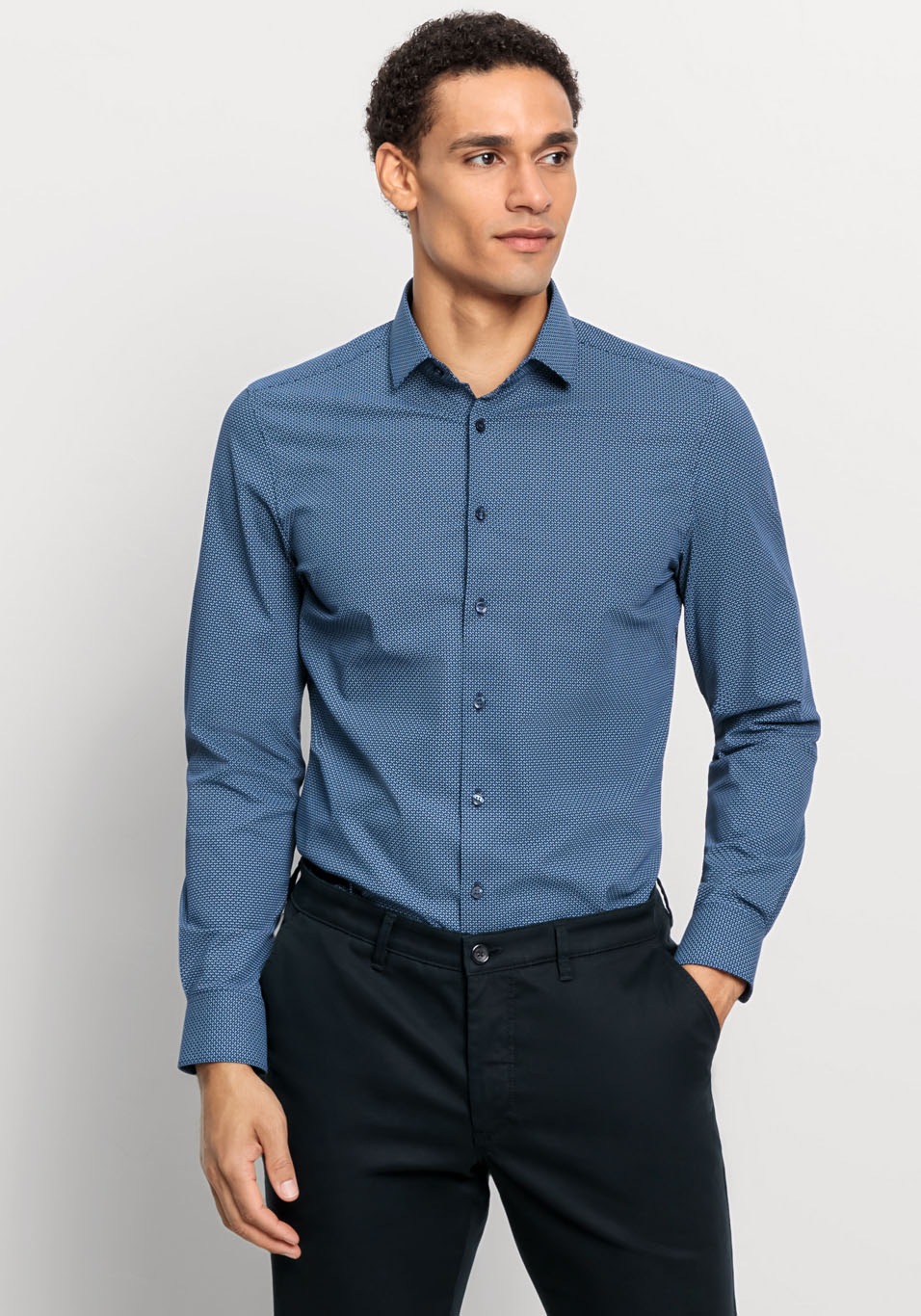 Image of OLYMP Businesshemd "Level Five 24/Seven body fit" mit markantem Minimal-Design