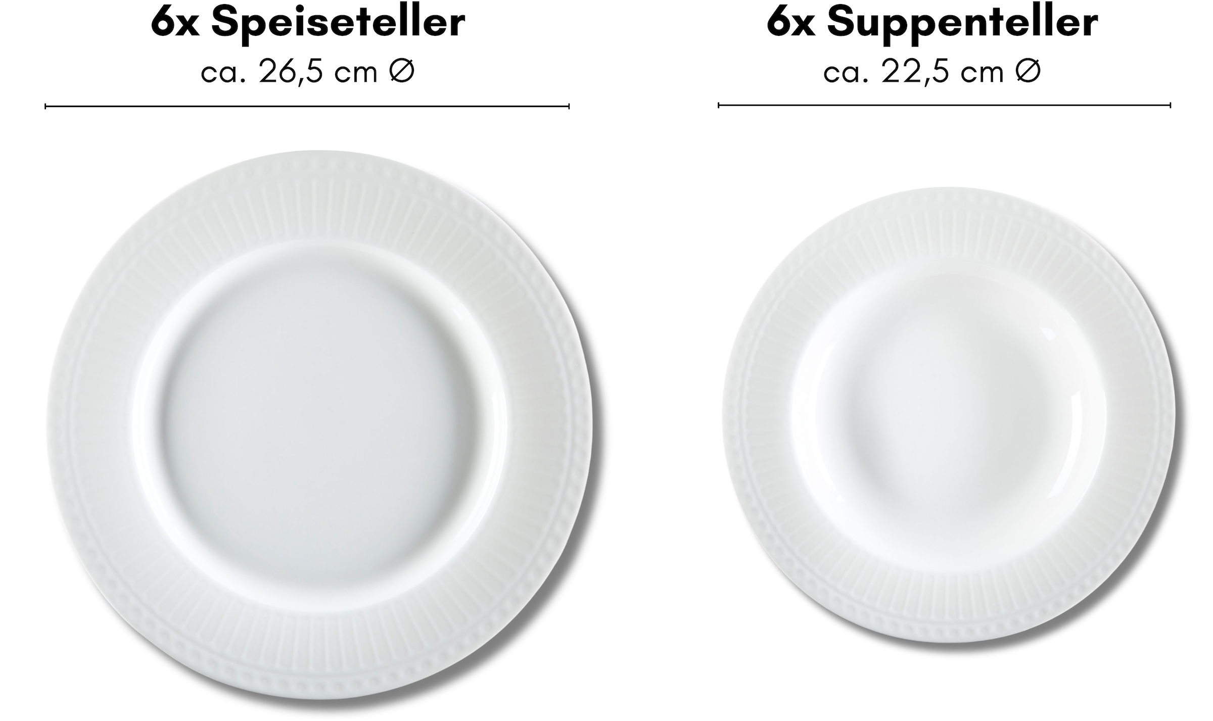 Ritzenhoff & Breker Tafelservice »Sofia« Reliefdekoration