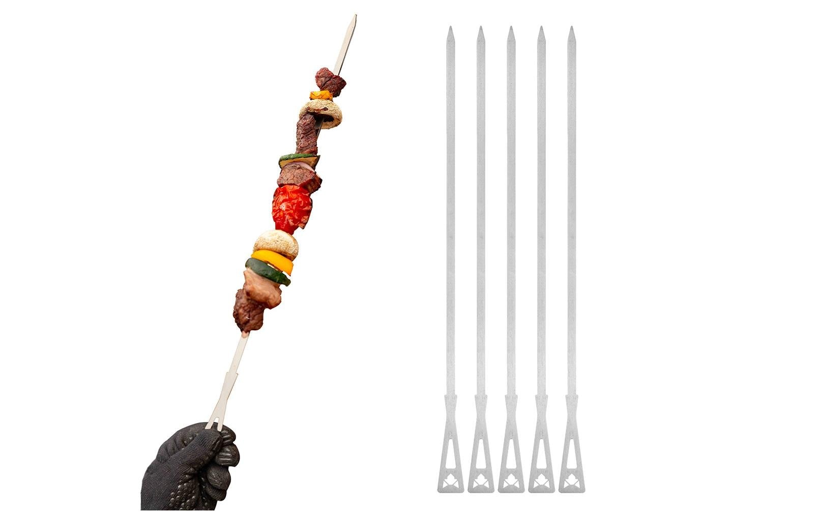 Fennek Grill Grillspiess »Set lang, 6 Stück«, (6 St.)