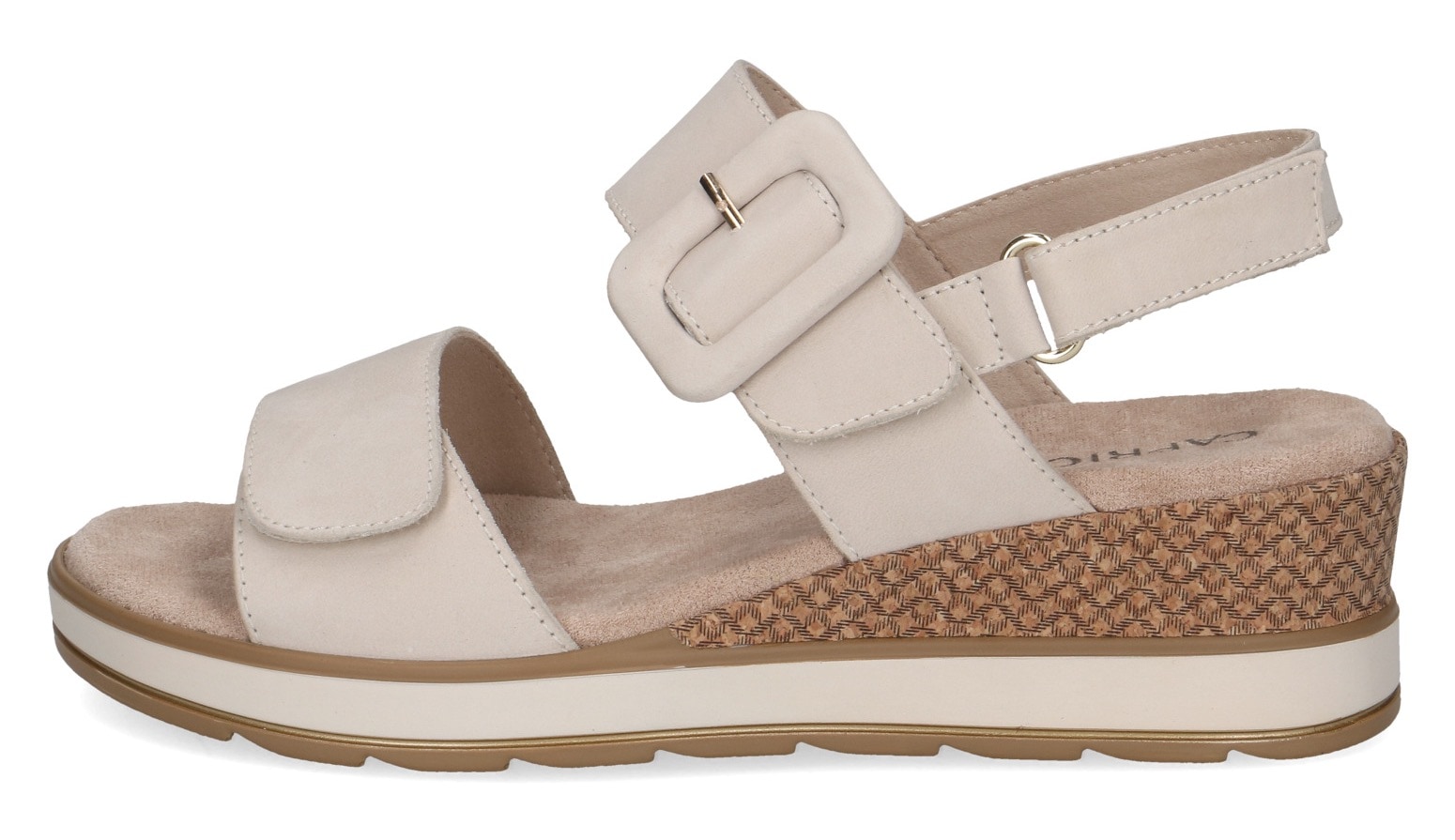 Caprice Sandales compensées  , Sommerschuh, Riemchensandale in bequemer Weite