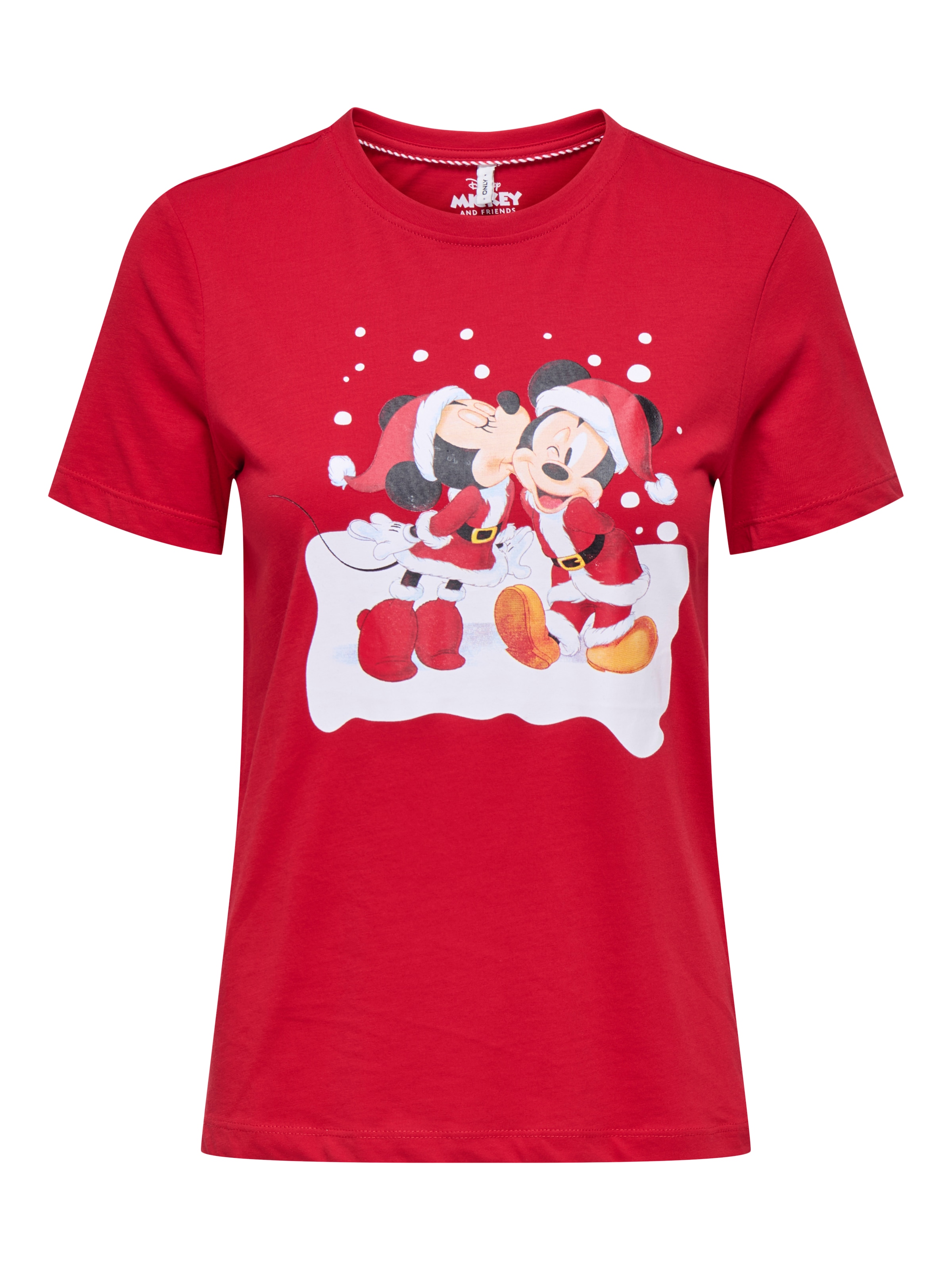 Image of ONLY Kurzarmshirt "ONLMICKEY LIFE REG S/S TOP BOX XMAS JRS"