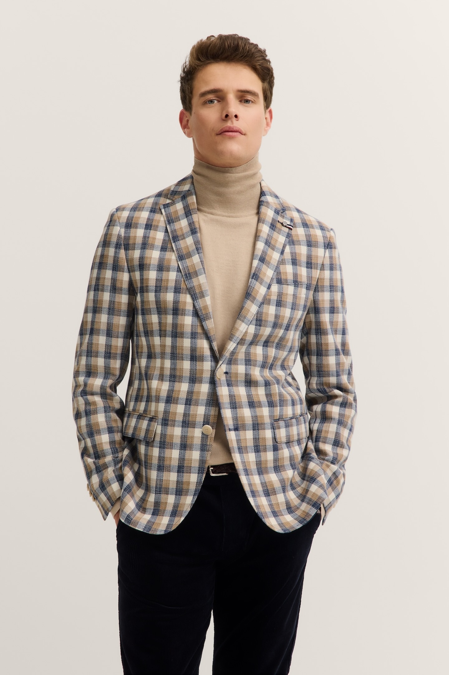 Image of bugatti Sakko "Modern Fit" kariert mit Stretch-Futter