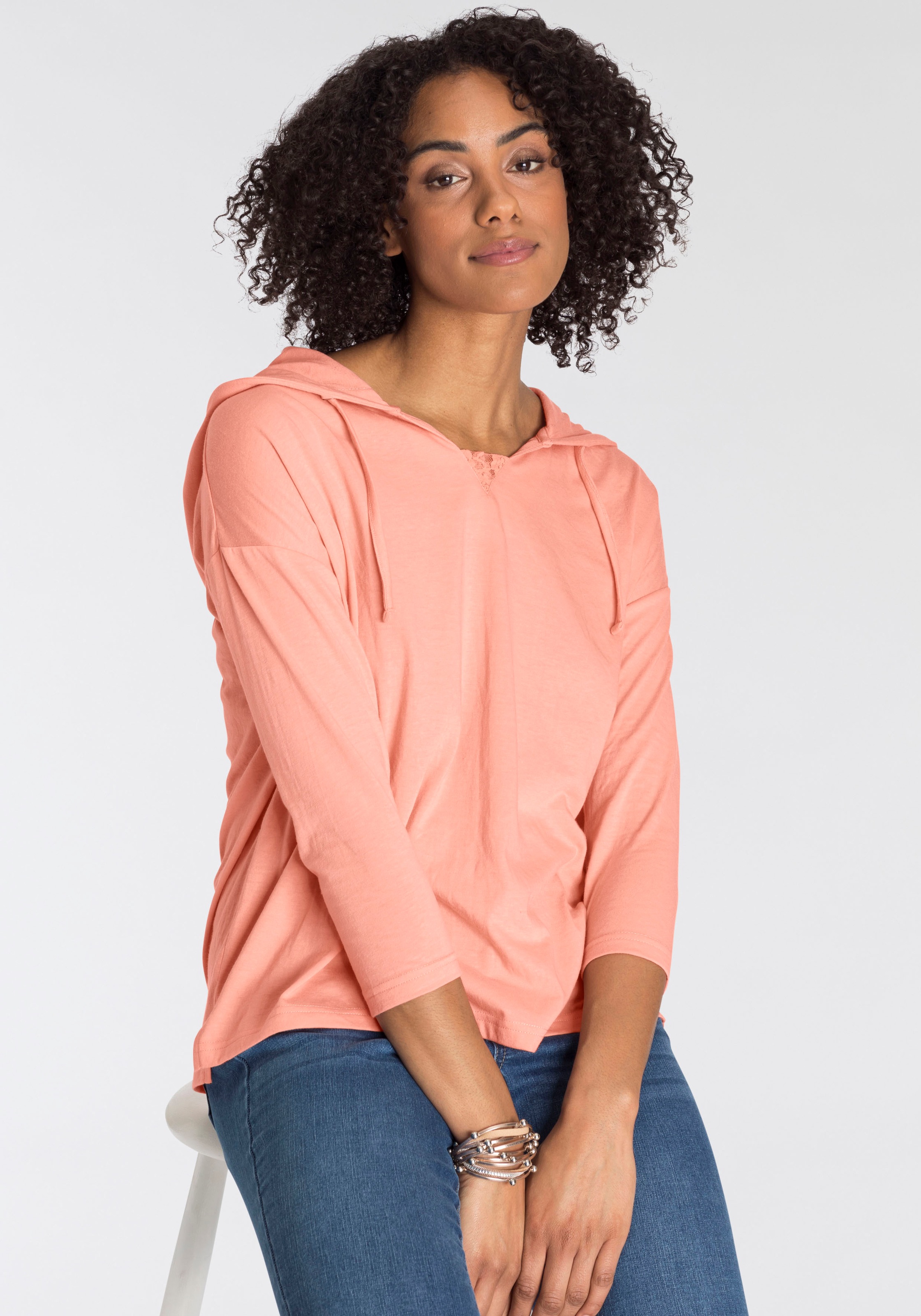 Image of Boysen's Kapuzenshirt, lässige Weite bei Ackermann Versand Schweiz