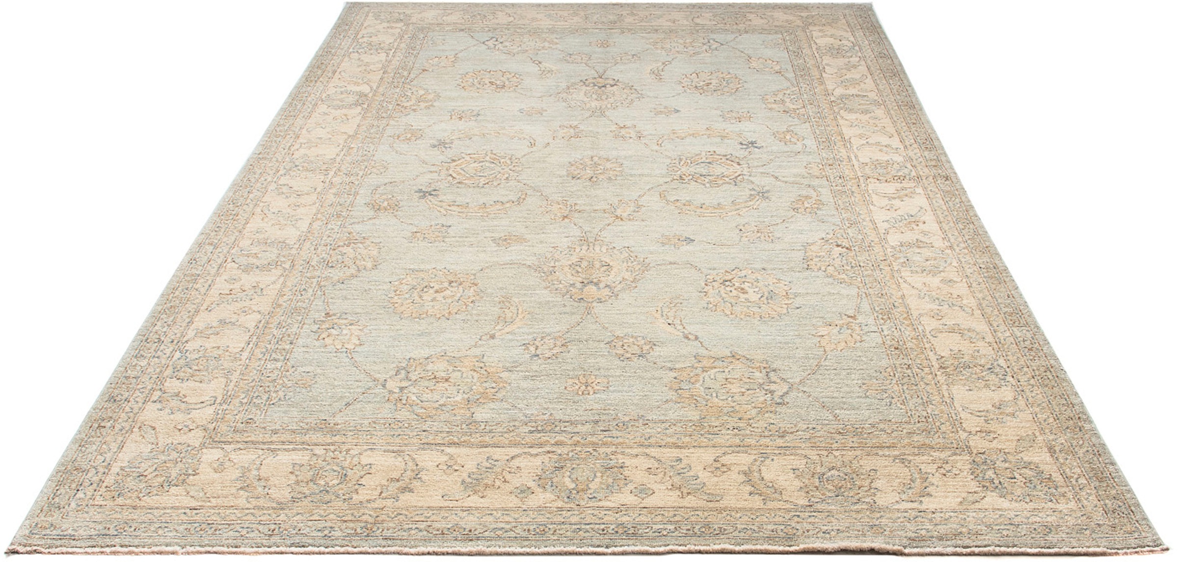 Image of morgenland Orientteppich »Ziegler - 237 x 166 cm - beige«, rechteckig, 6 mm Höhe, Wohnzimmer, Handgeknüpft, Einzelstück mit Zertifikat bei Ackermann Versand Schweiz