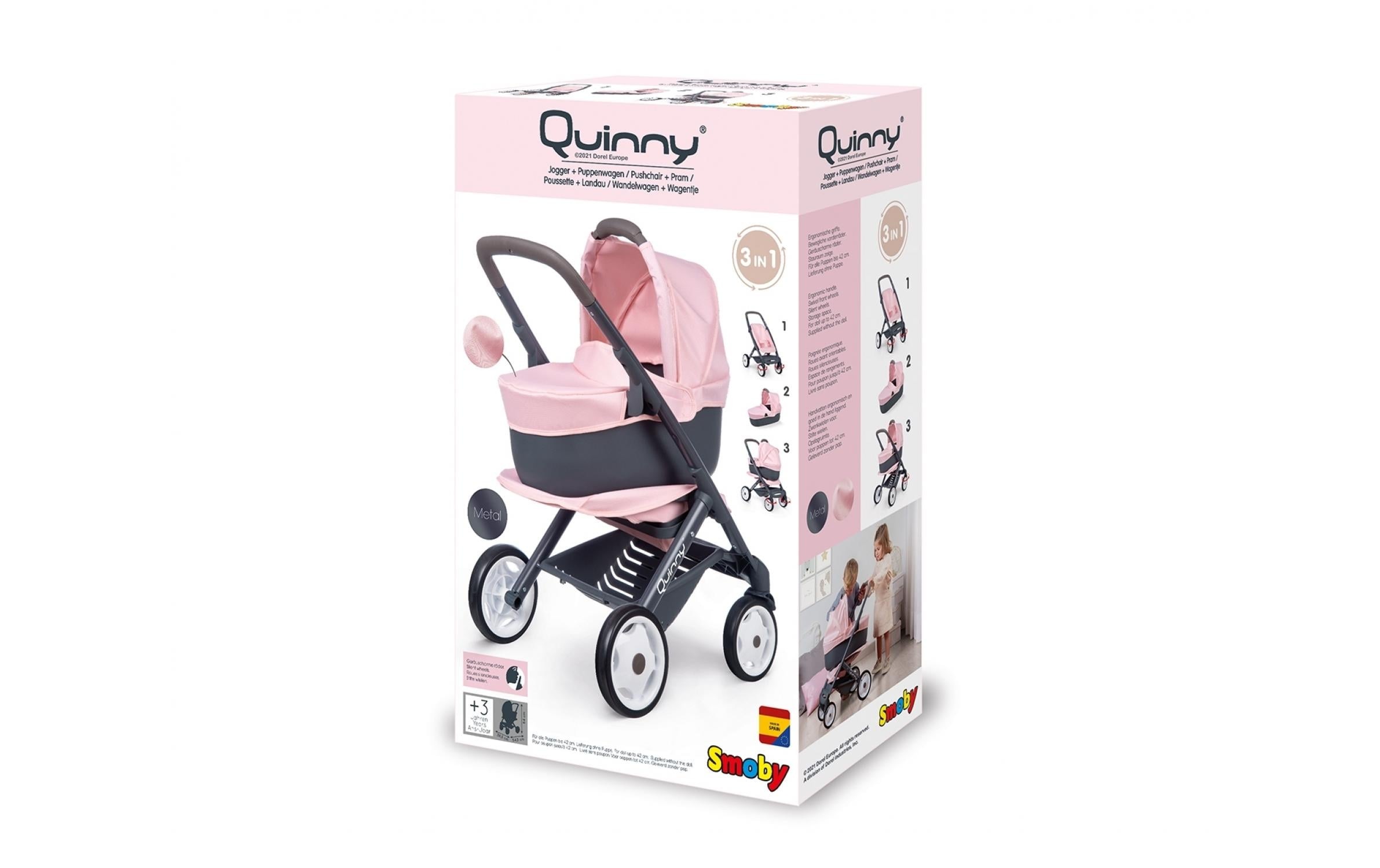 Smoby Puppenwagen »3-in-1 Puppenwagen«