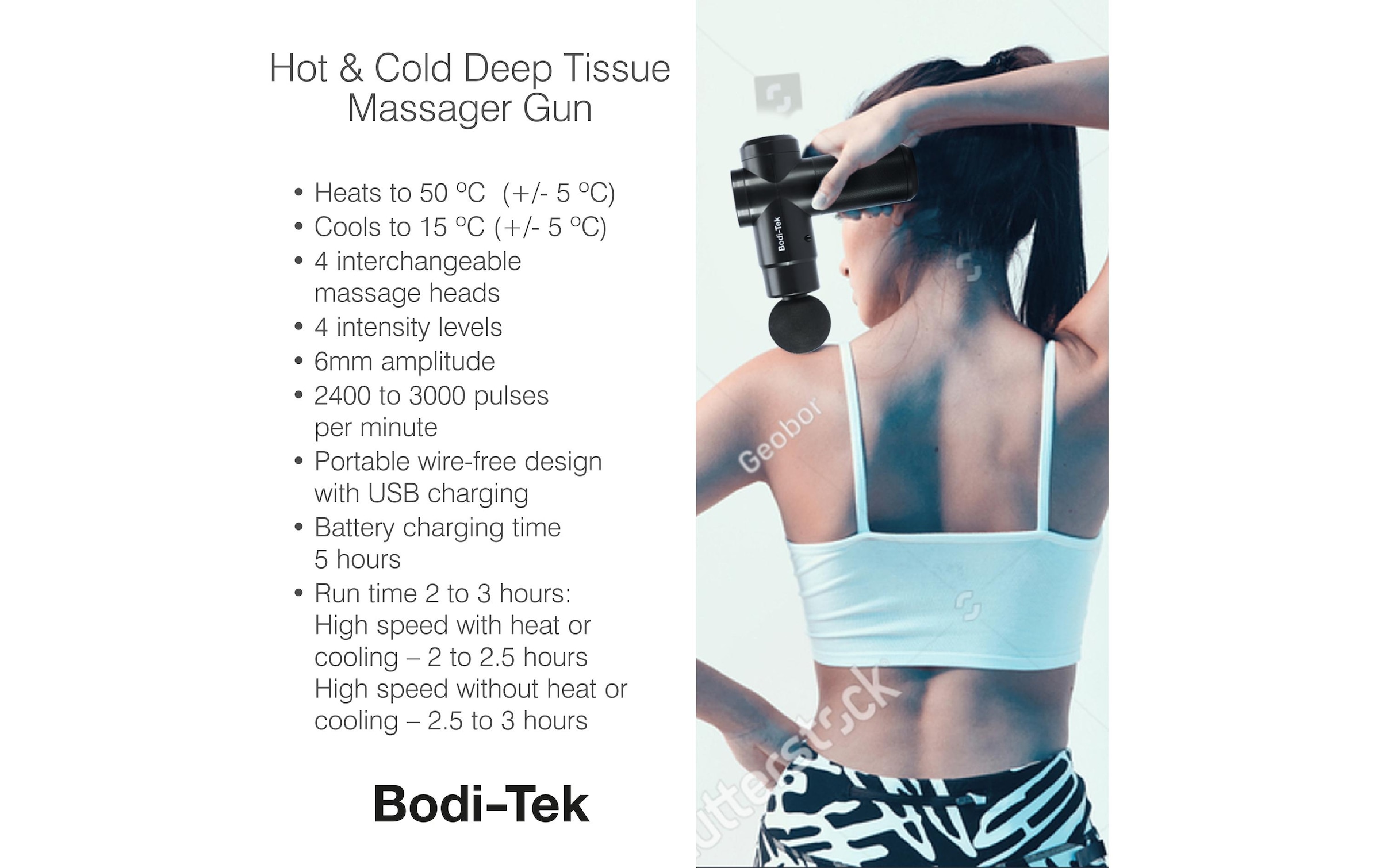 Bodi-Tek Massagepistole »Massage Gun BT-MAHC«