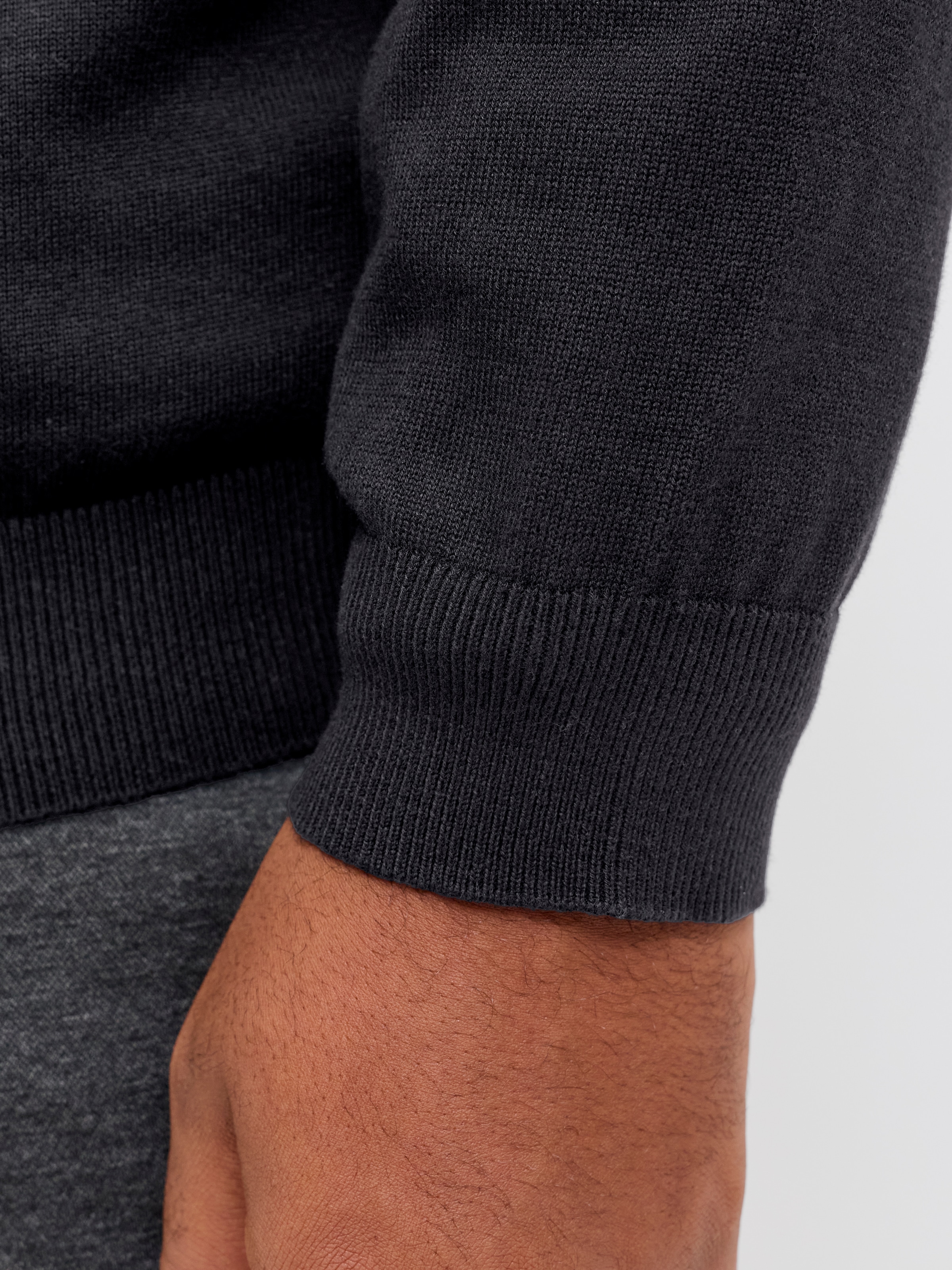 Jack & Jones PlusSize Polokragenpullover »JJEBASIC KNIT LS POLO SN PLS« Baumwolle, regular fit