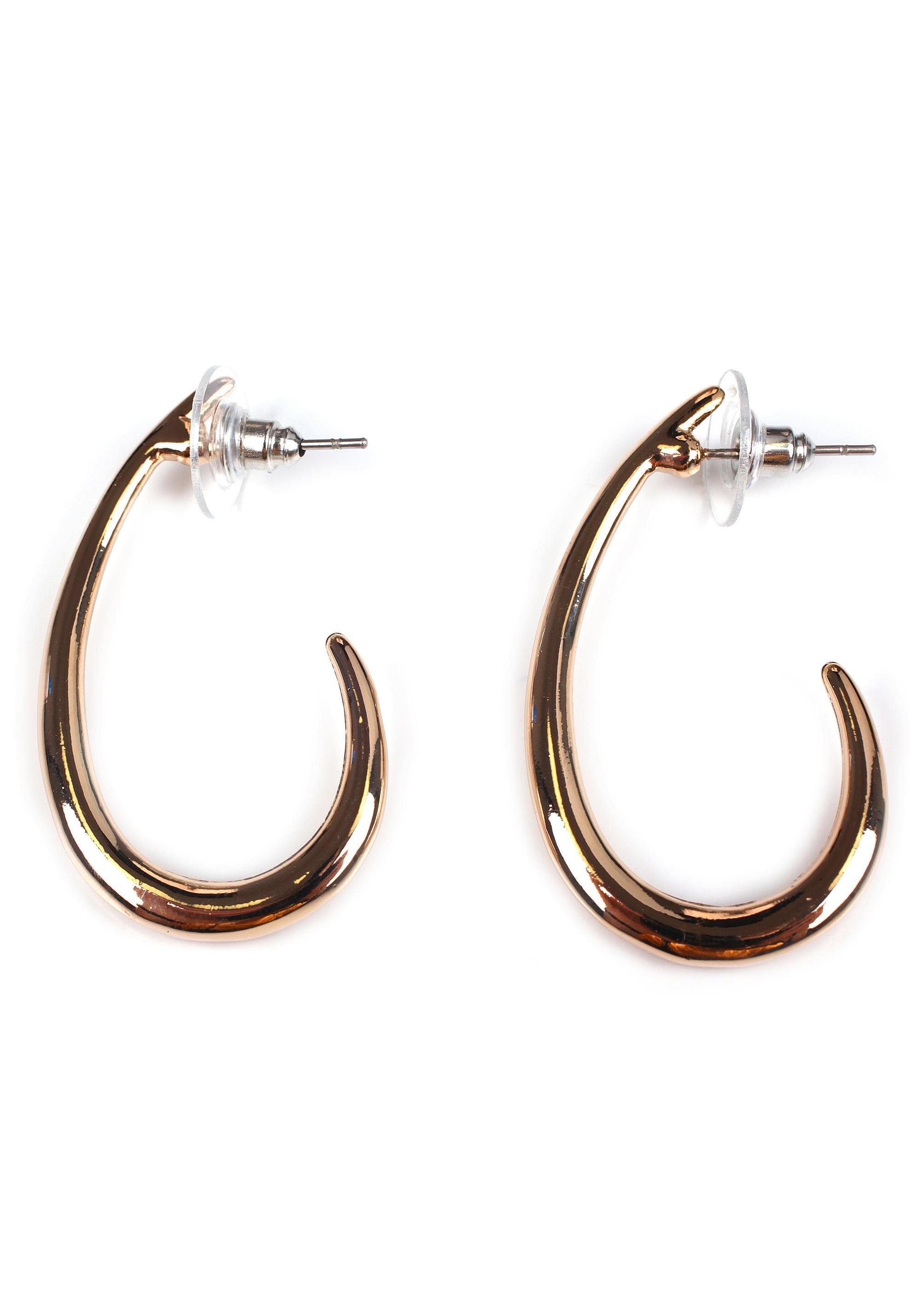 Paar Creolen »ovale Form, klassisch«