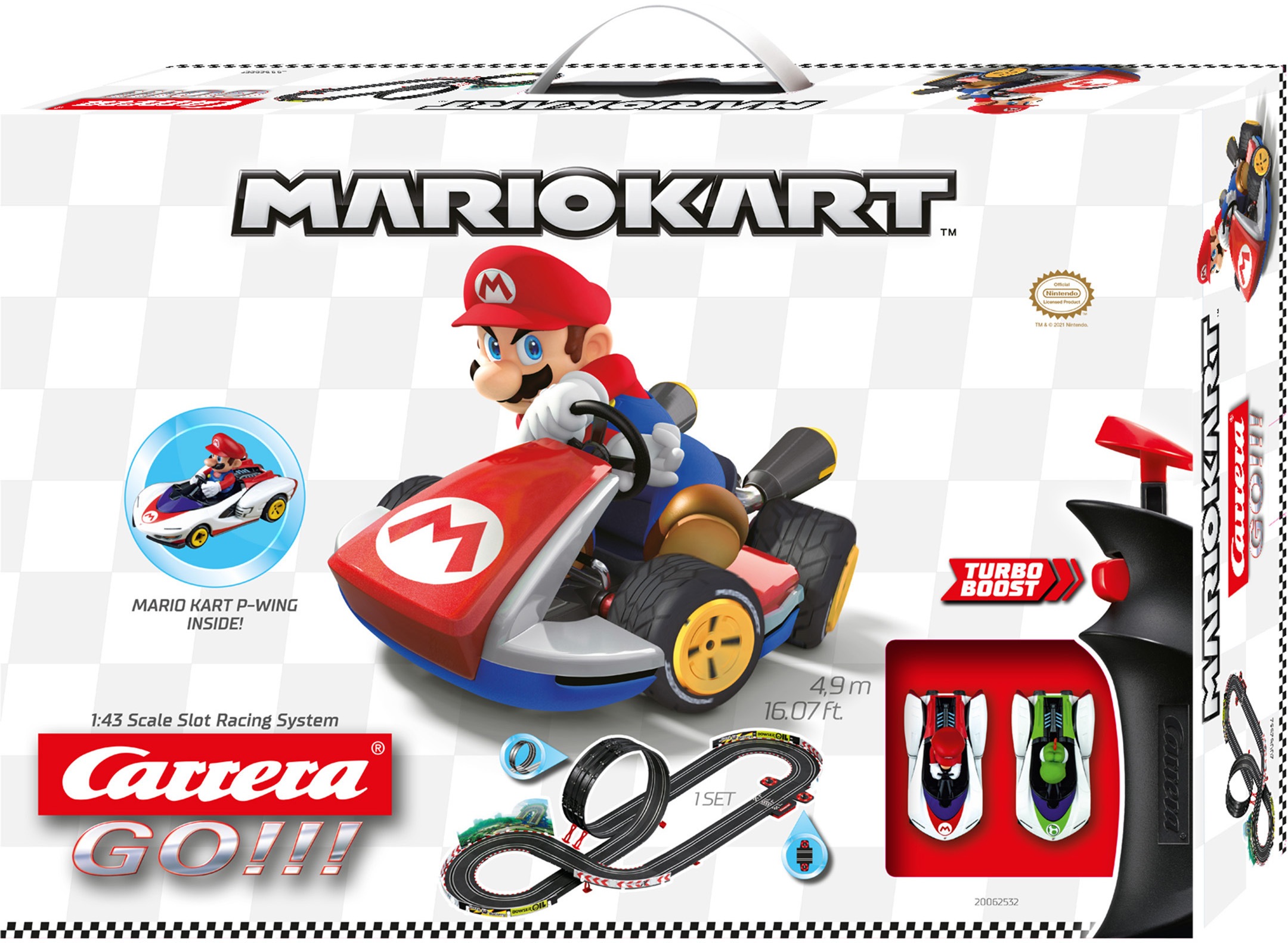 Image of Carrera® Autorennbahn »Carrera GO!!! - Nintendo Mario Kart - P-Wing« bei Ackermann Versand Schweiz