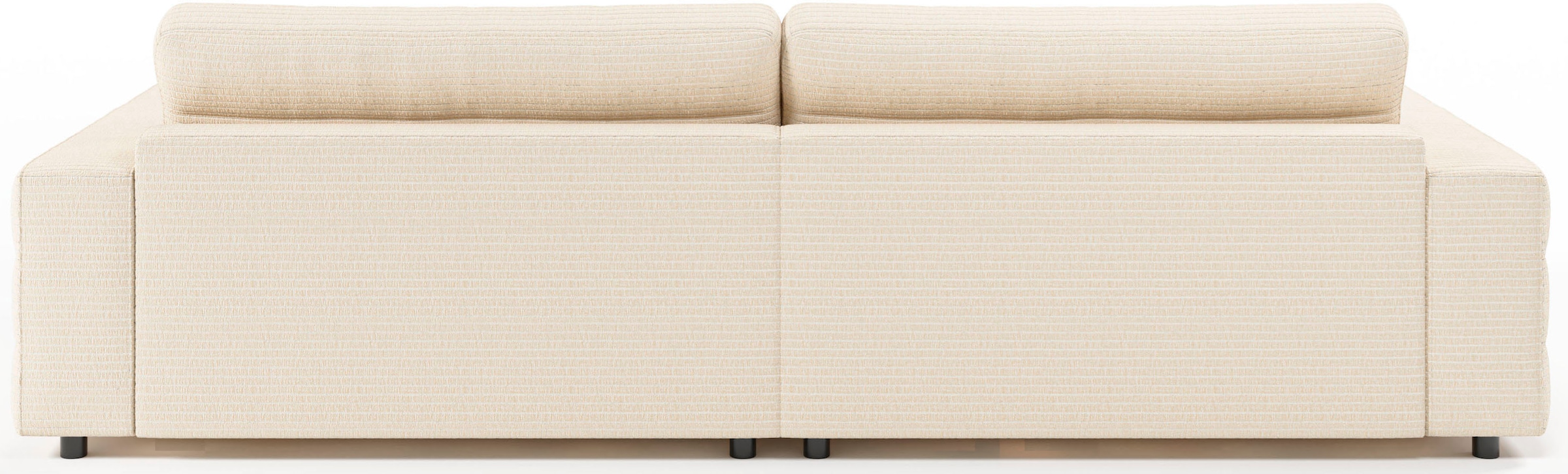 3C Candy Big-Sofa »Stripes Megasofa, tolle Verarbeitungsdetails, bequem, Breite 296cm« Lose Rückenkissen, mit feiner Quersteppung
