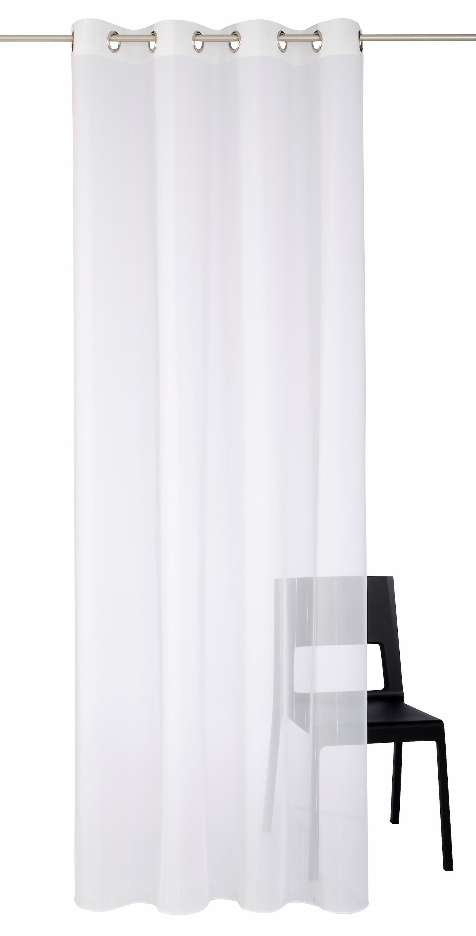 Wirth Gardine »Manuela« Ösen 1 Stk. tlg. Fertig-Store mit Metallösen nach Mass