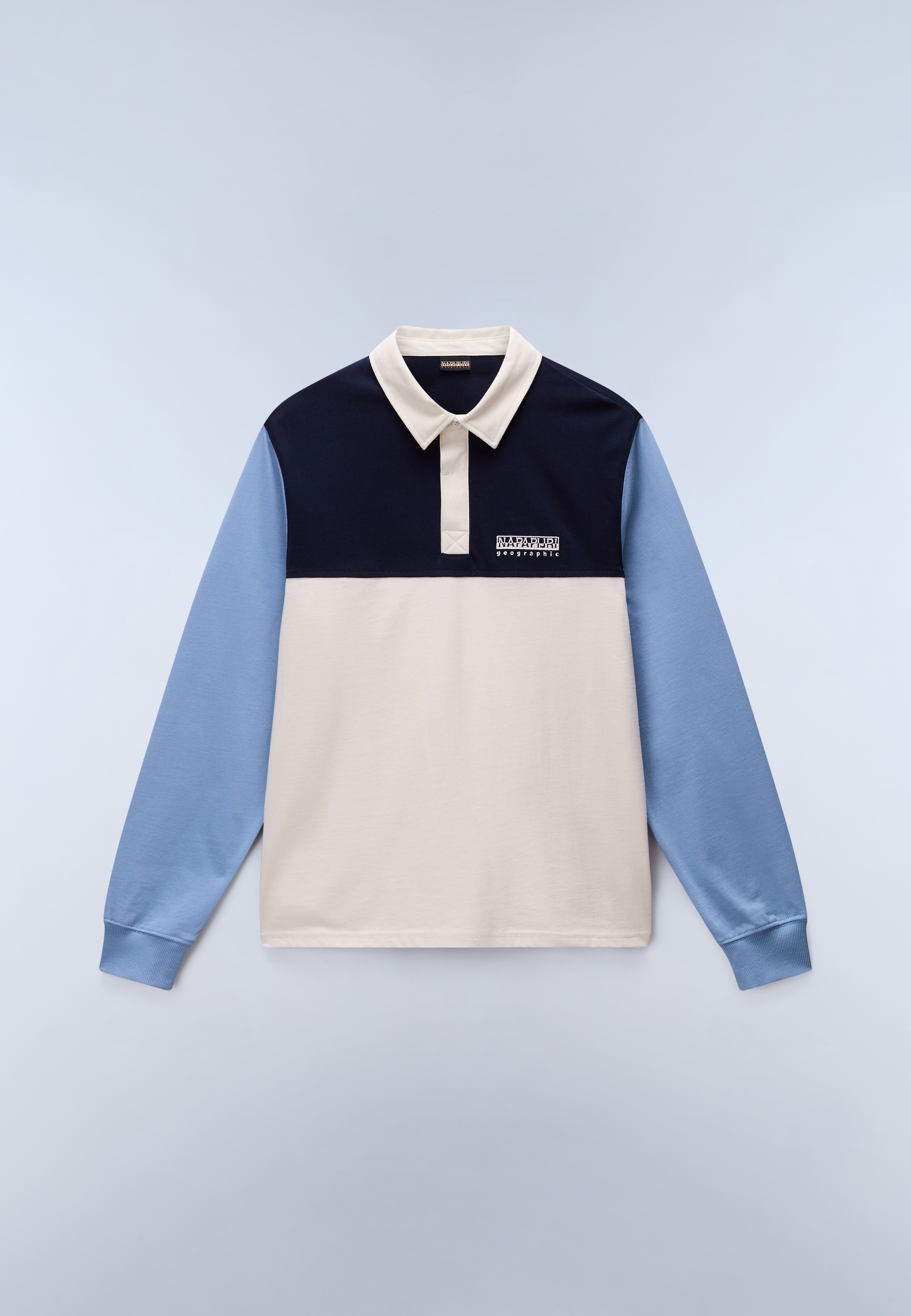 Image of Napapijri Langarm-Poloshirt "E-MONT LS"
