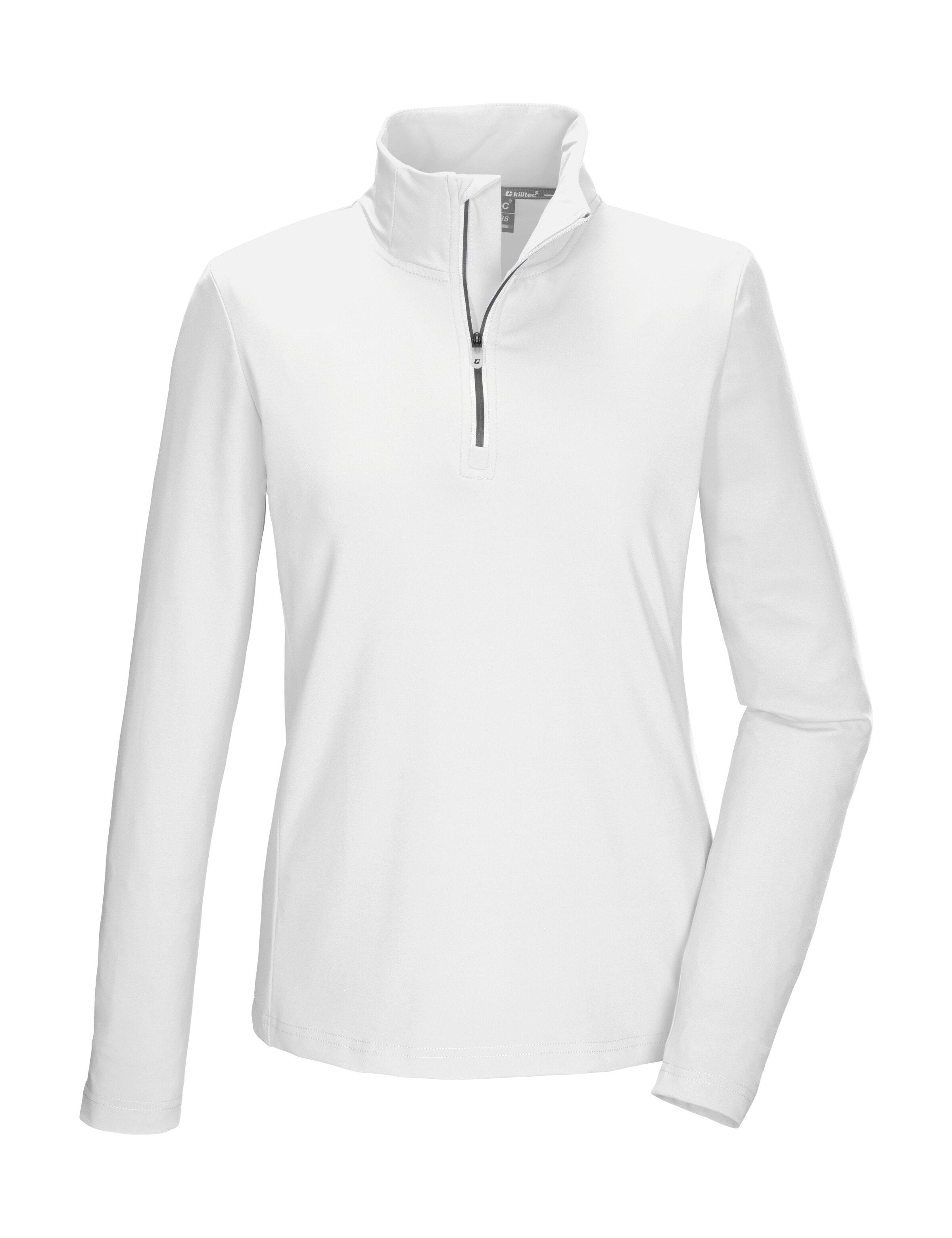 Image of Killtec Langarmshirt "KSW 70 WMN FLX SHRT" Elastisches Funktionsshirt mit Stehkragen, Kinnschutz-Reissverschluss