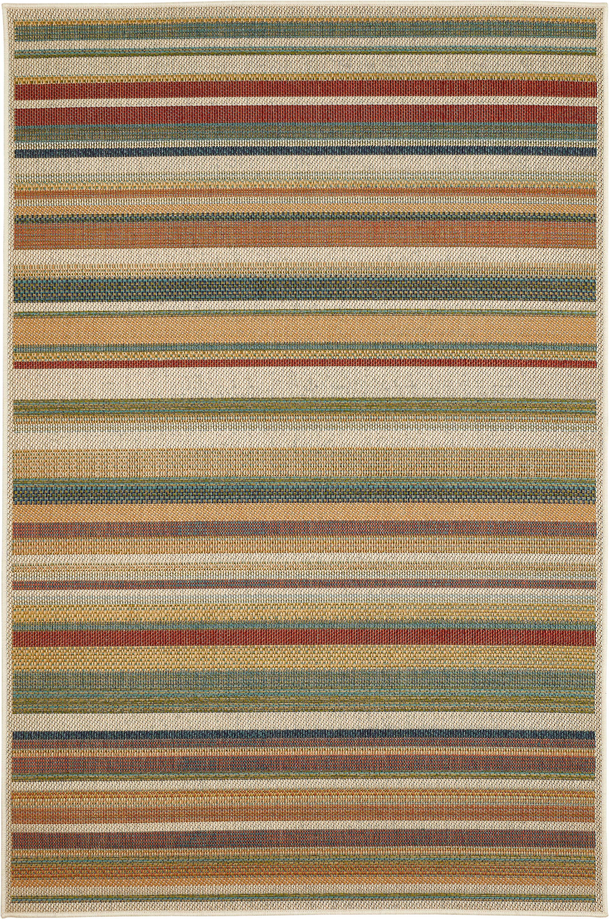 Image of Andiamo Teppich »Sedona Streifen«, rechteckig, 6 mm Höhe, gestreift, In- und Outdoor geeigent, Wohnzimmer bei Ackermann Versand Schweiz