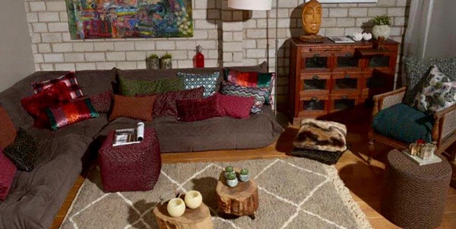 H.O.C.K. Dekokissen »Scorpio« mit Karomuster, Kissenhülle mit Füllung, 1 Stück