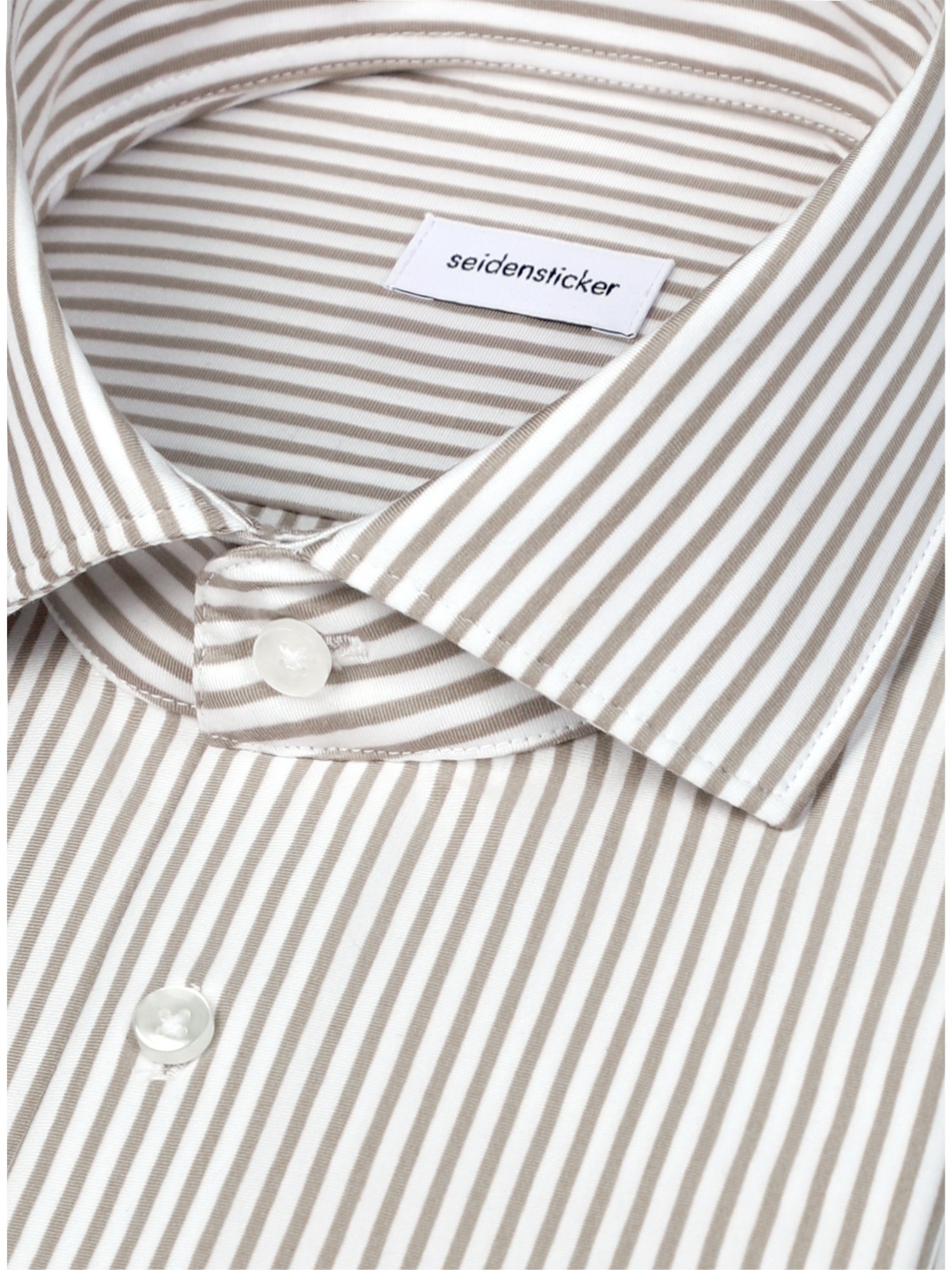 seidensticker Businesshemd »Schwarze Rose« Slim 1/1 Kentkragen Gestreift