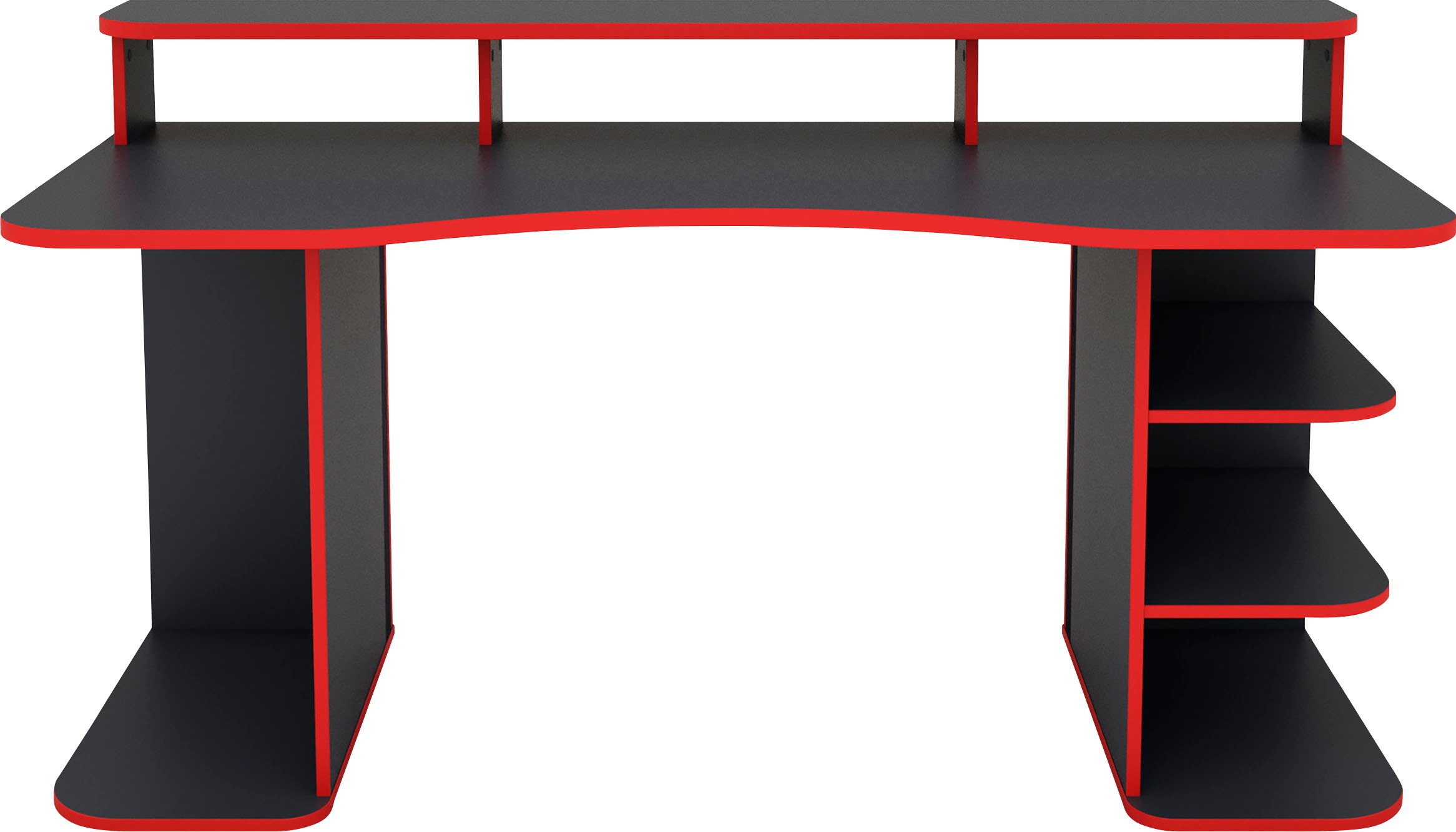 Image of Homexperts Gamingtisch »Flynn«, moderner Gamingtisch mit farblich abgesetzten ABS Kanten bei Ackermann Versand Schweiz