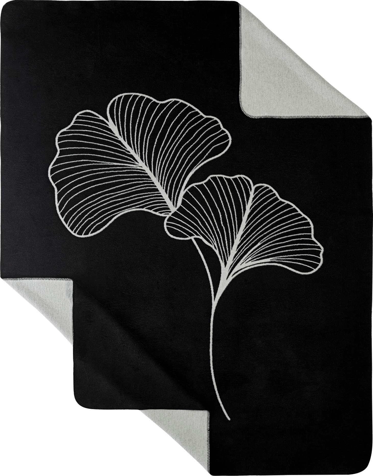 Image of Kneer Wohndecke »Motiv«, wahlweise mit LKW, Gingko oder Hirsch, Kuscheldecke bei Ackermann Versand Schweiz