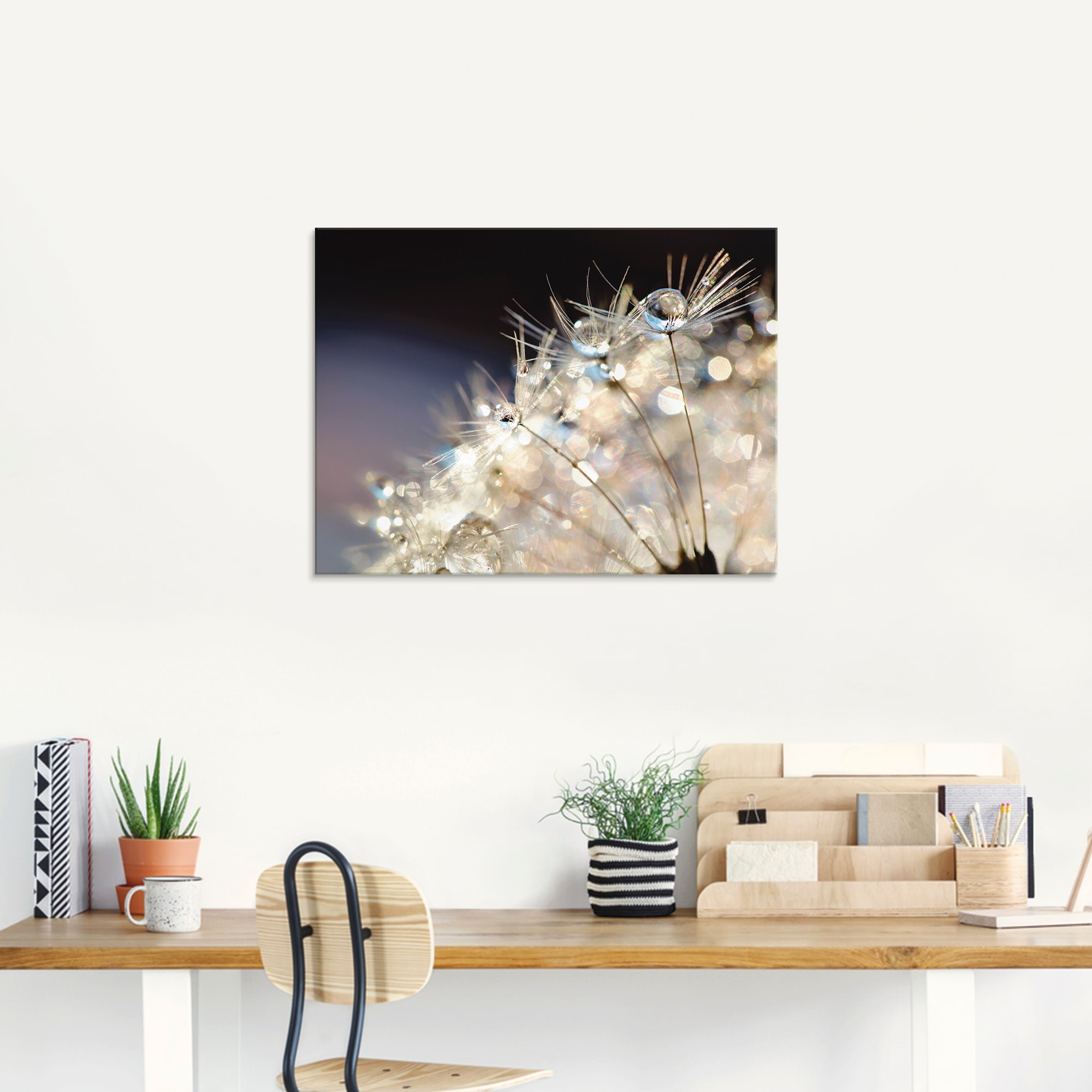 Artland Tableau en verre »Pusteblume Fantasie« 1 cuis tlg. in verschiedenen Grössen