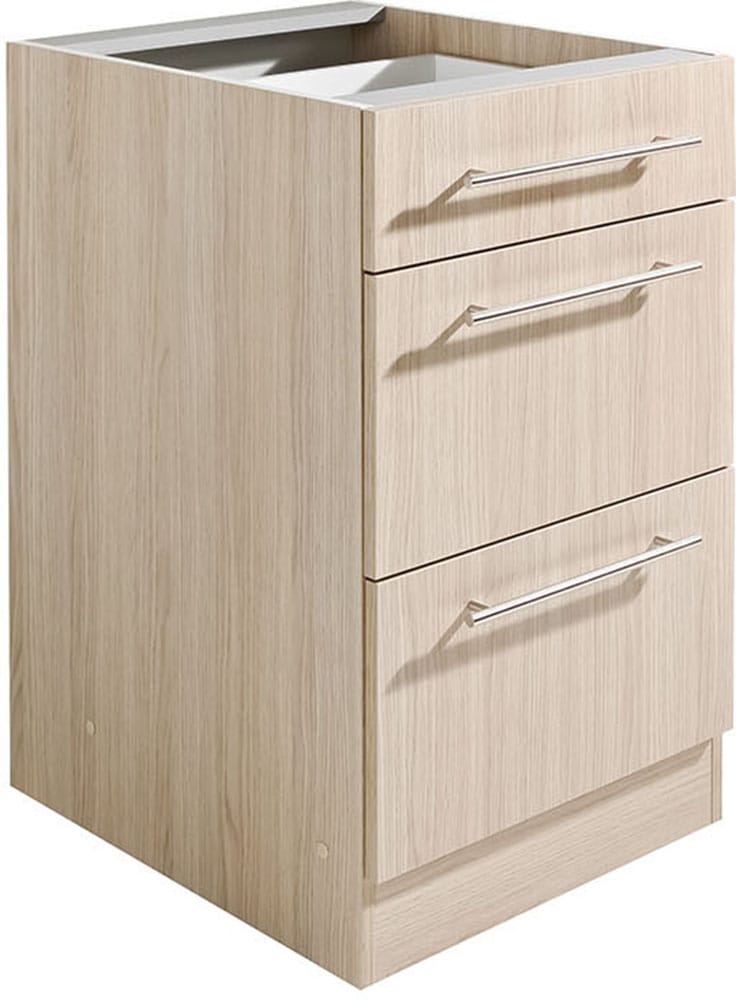 Image of wiho Küchen Unterschrank "Filo" 50 cm breit, mit 2 grossen Auszügen ohne Arbeitsplatte