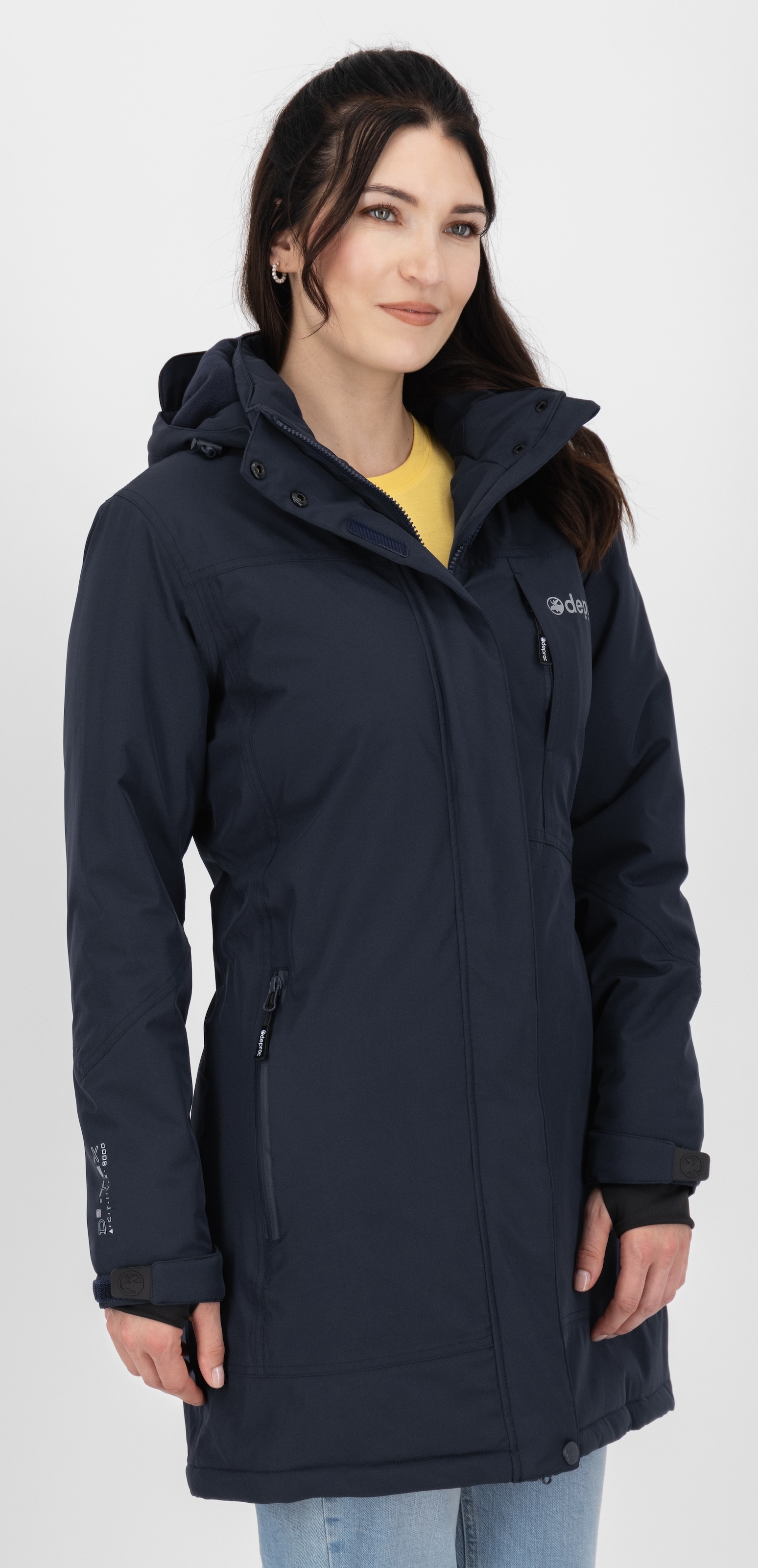 Image of DEPROC Active Winterjacke "MONTREAL LONG WMN" auch in Grossen Grössen erhältlich