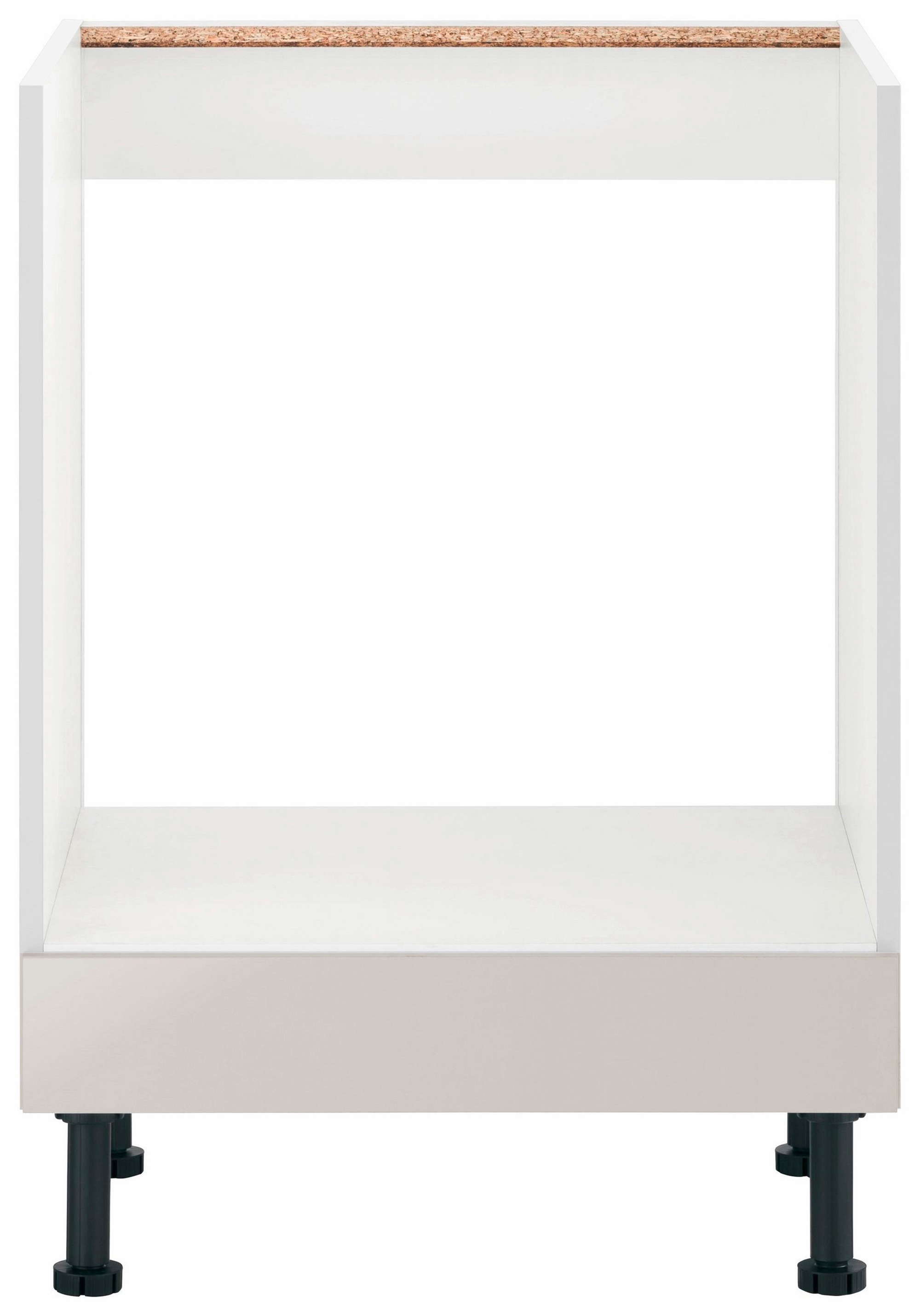 wiho Küchen Armoire encastrée pour cuisinière »Nisos« 60 cm breit, mit verstellbaren Füssen, ohne Arbeitsplatte