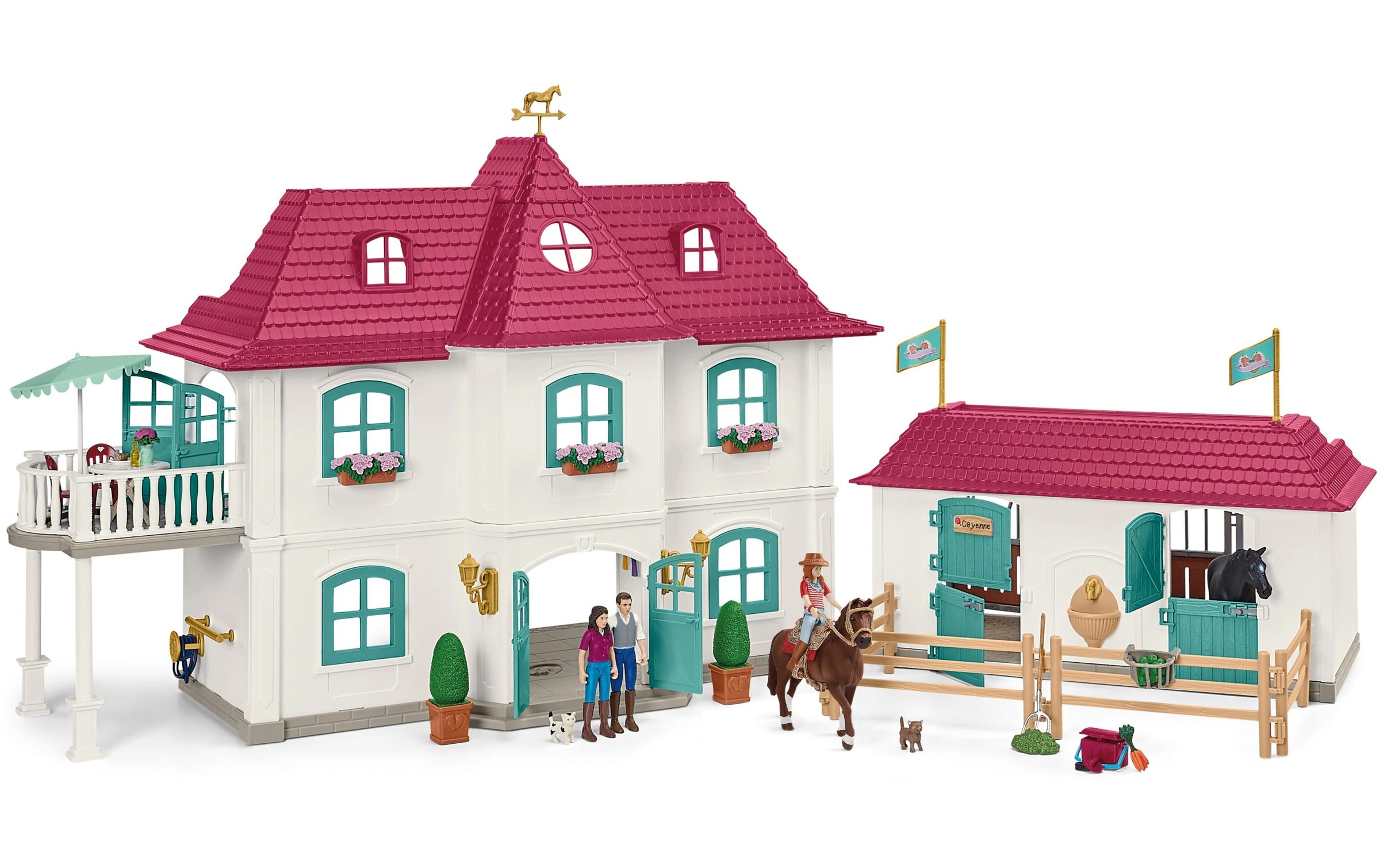 Schleich® Spielfigur »Horse Club Lakeside: Pferdehof«