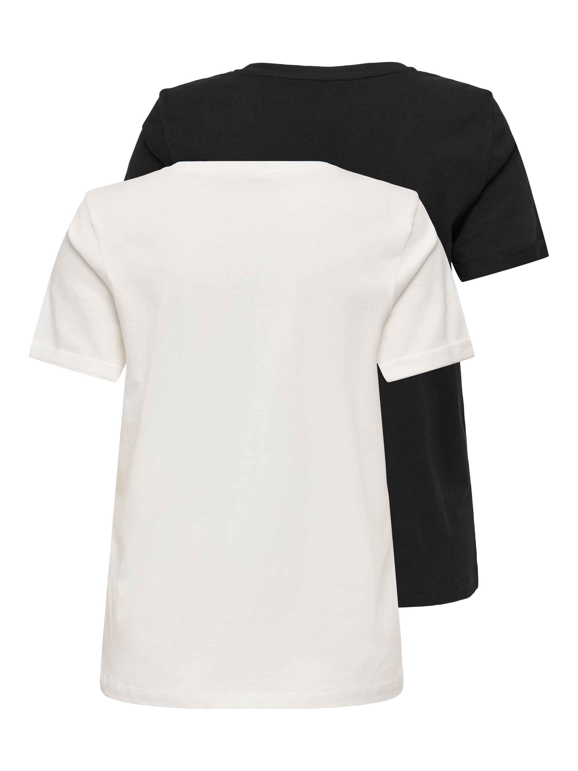 ONLY Kurzarmshirt »ONLKITA LIFE S/S TOP 2 PACK CS JRS«, (Packung, 2er-Pack)