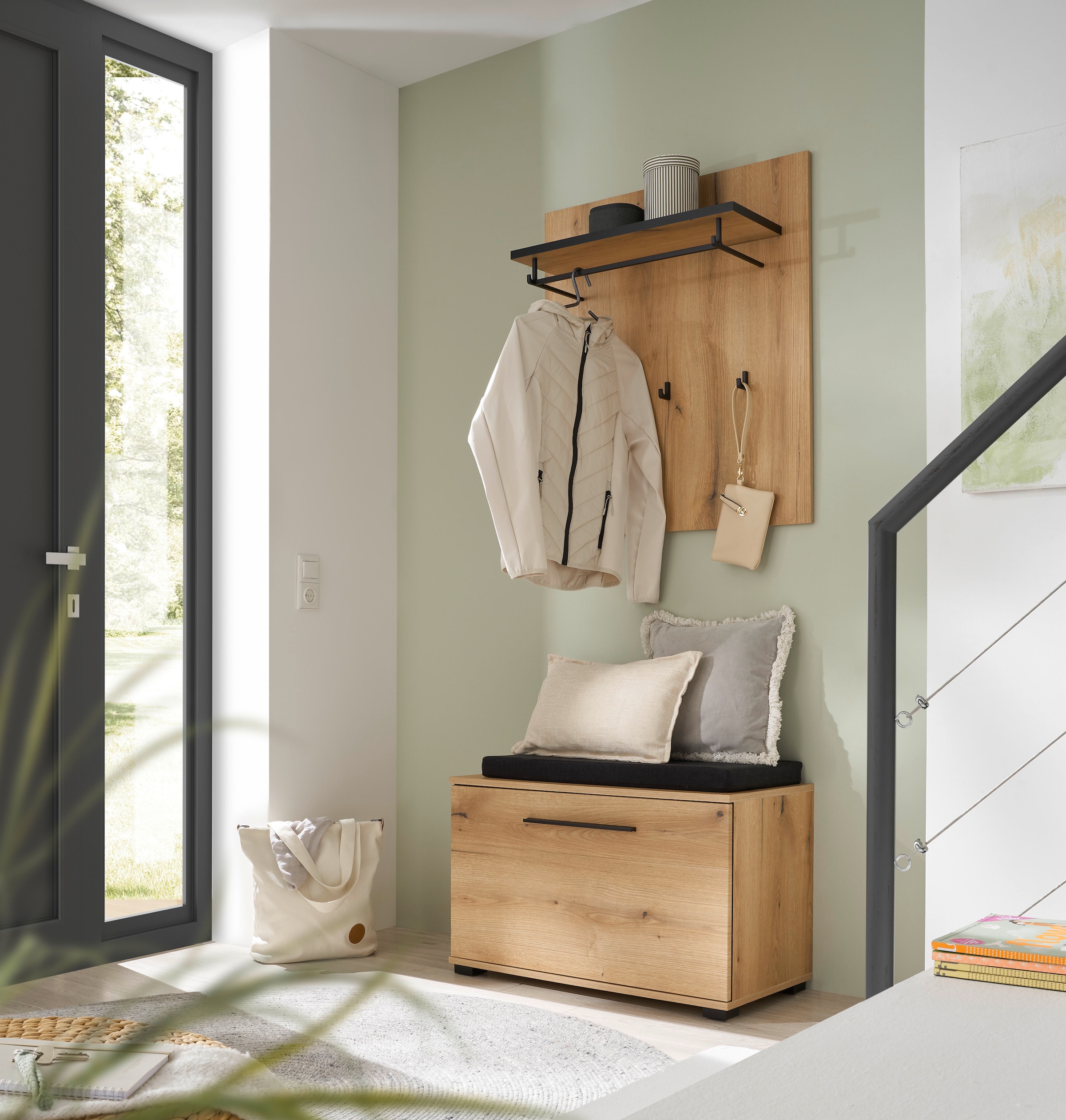 Home affaire Ensemble de vestiaires »Cantara, moderne Garderobe, Komplettset mit viel Stauraum« Komplett-Set, 2 cuis tlg.