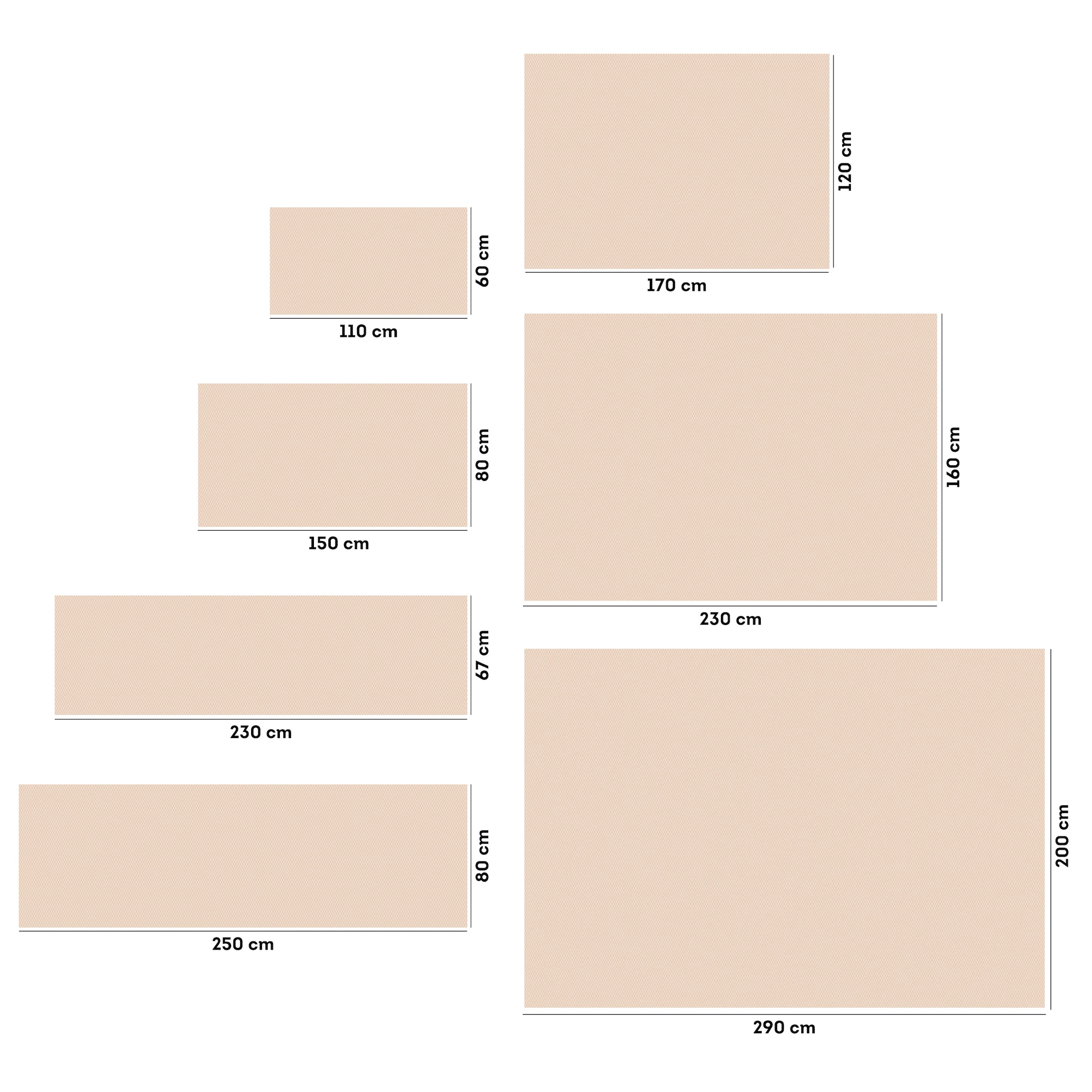 my home Teppich »Venedig auch als Läufer erhältlich« rechteckig 4 mm Höhe In- und Outdoor geeignet, Sisal-Optik, Wetterfest & UV-beständig