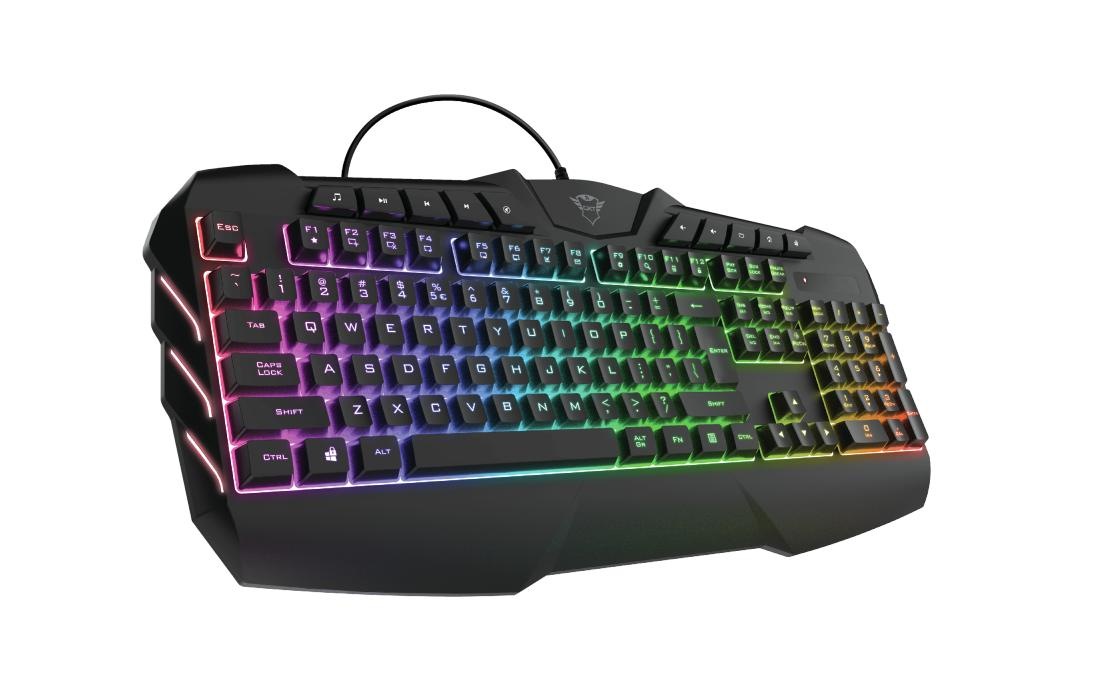 Trust Gaming-Tastatur »GXT 881 ODYSS QWERTZ (CH) Layout«, (Ziffernblock)