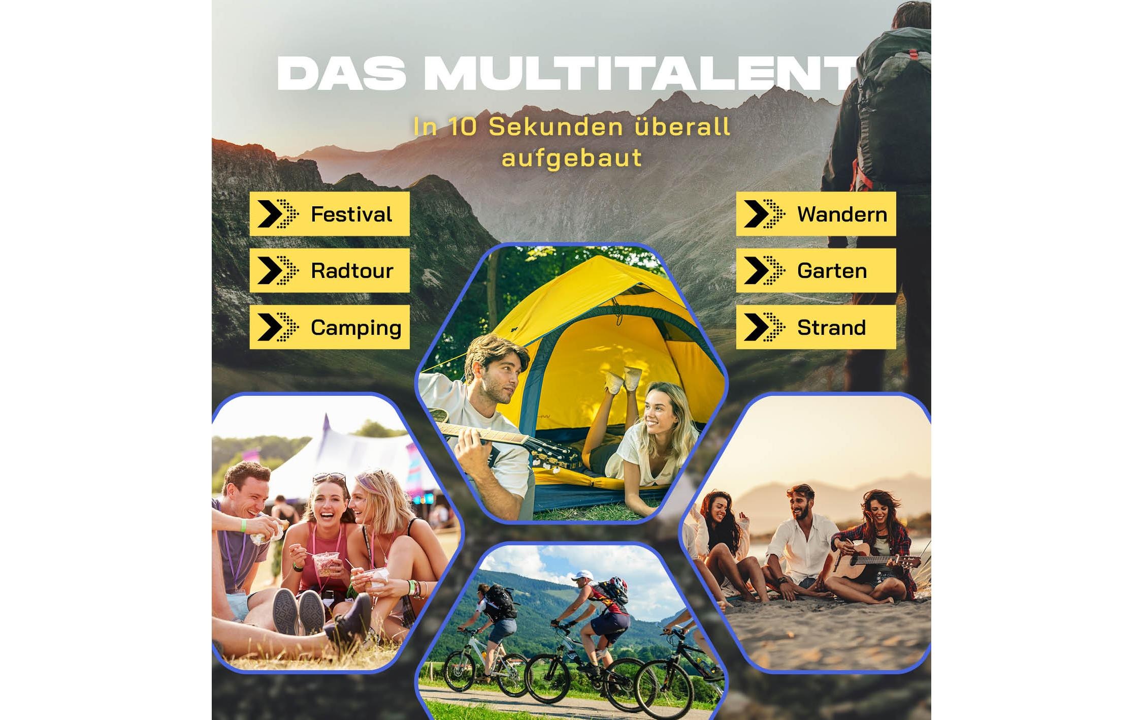Wurfzelt »Where tomorrow 3 Personen«, 3 Personen