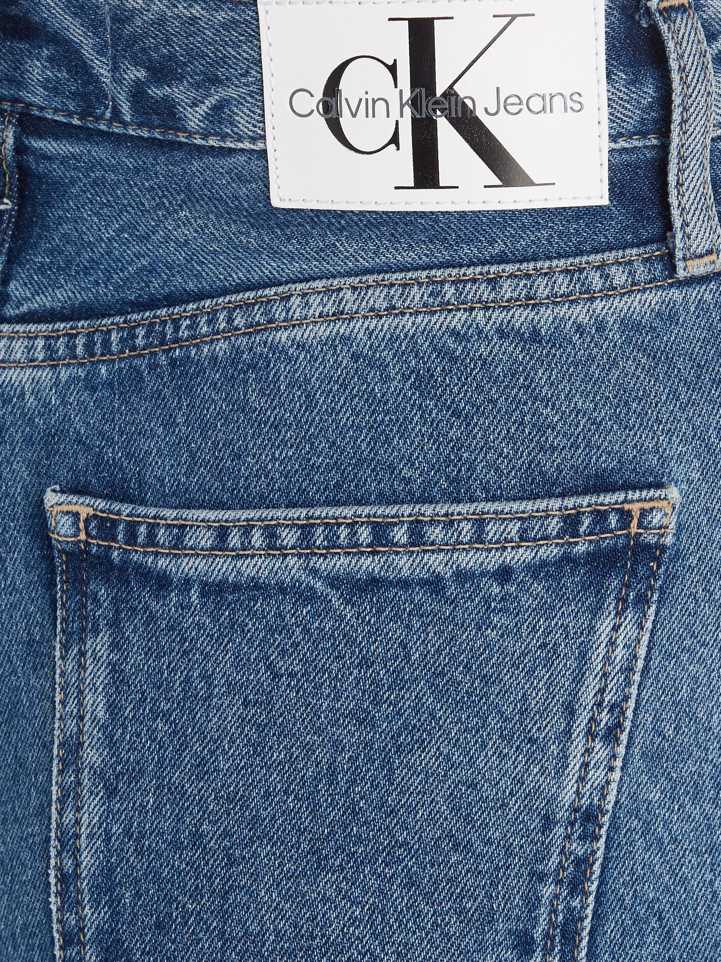 RISE Straight-Jeans Calvin »HIGH Acheter STRAIGHT«, Klein im simplement Jeans 5-Pocket-Style