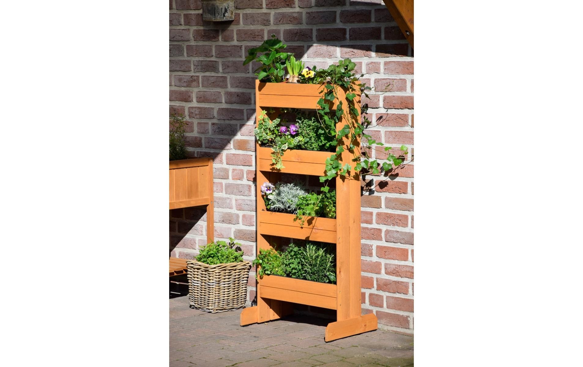 dobar Hochbeet »mit 4 Pflanzkästen«