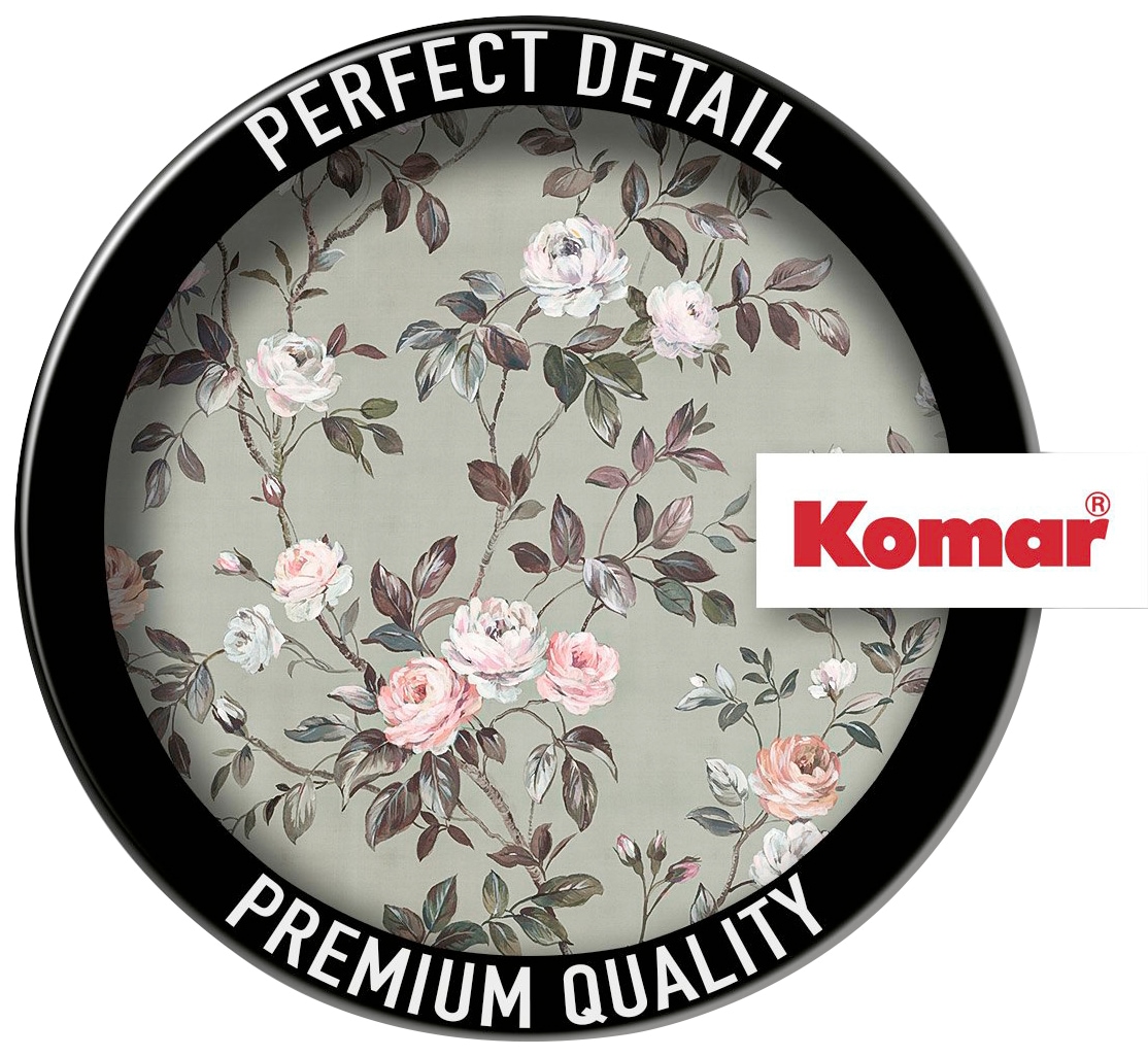 Komar Vliestapete »Digitaldruck Vlies -  Rosellia - Grösse 350 x 250 cm« bedruckt glatt Wohnzimmer, Schlafzimmer