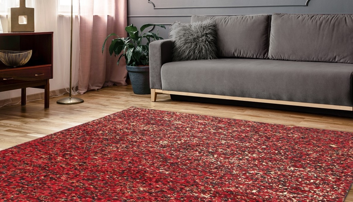Image of Arte Espina Teppich "Finish 100" rechteckig 5 mm Höhe natürlicher Lederteppich,mit glänzender Metallic-Farbe,Rücken aus Filz