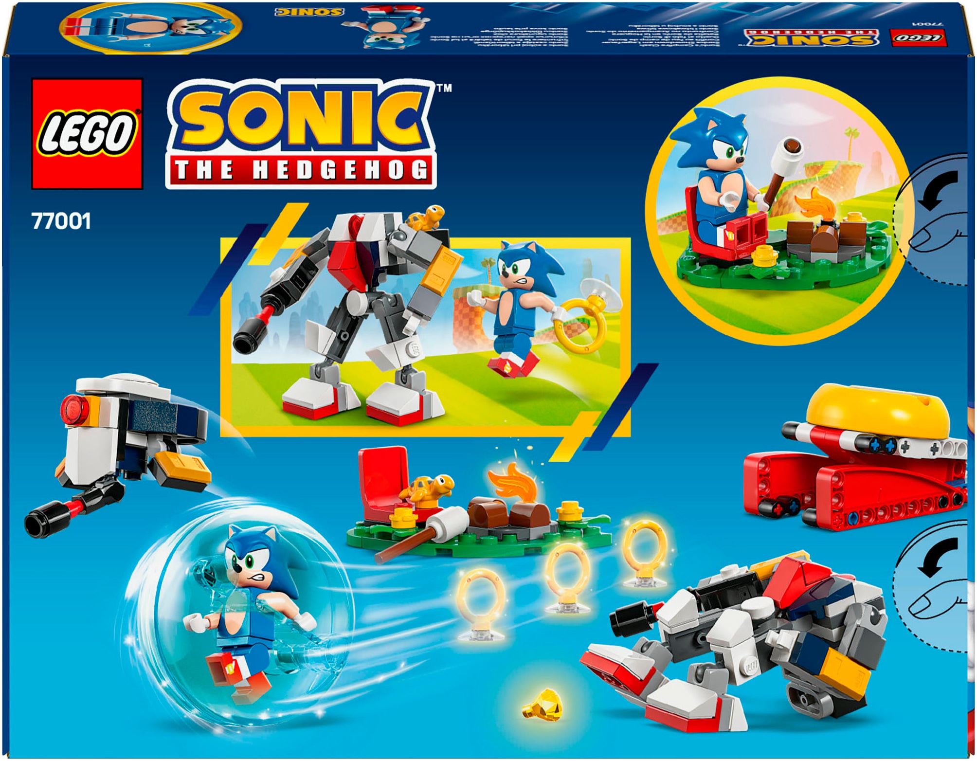 LEGO® Pions de construction »Sonics Showdown am Lagerfeuer (77001), LEGO Sonic« fabriqué en Europe